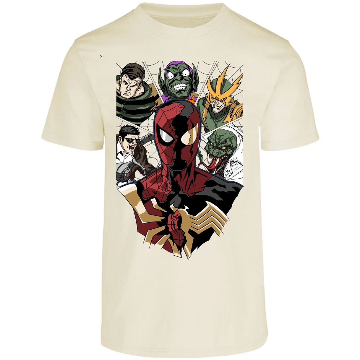 Playera Marvel Spiderman Vs Villanos para Adulto 12