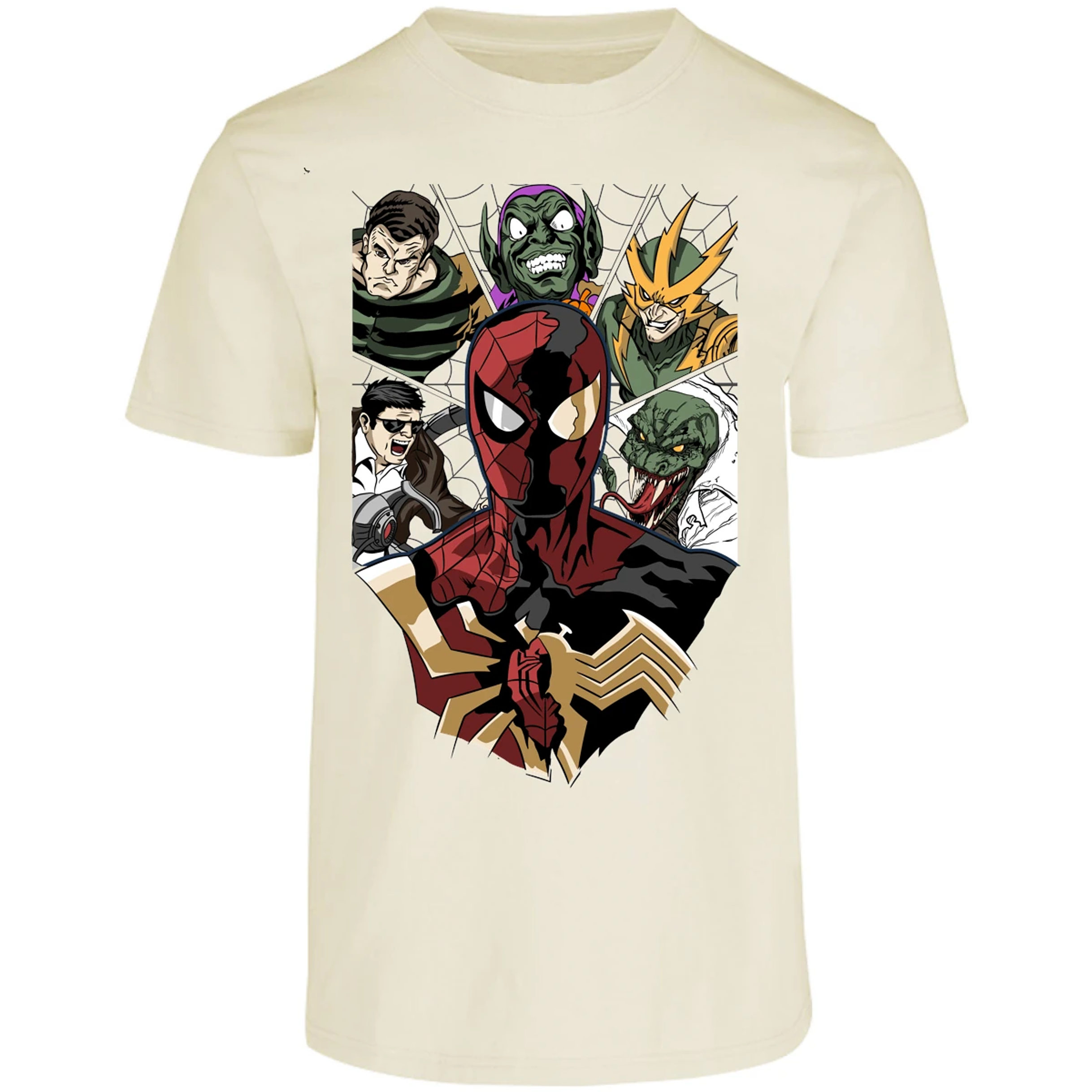 Playera Marvel Spiderman Vs Villanos para Adulto 12