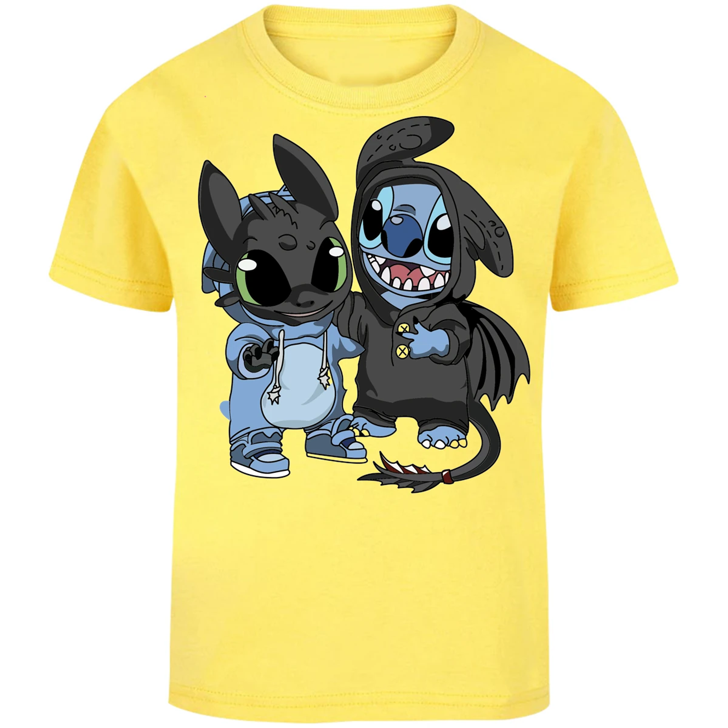 Playera Lilo Y Stitch Stitch Con Chimuelo para Niño 4