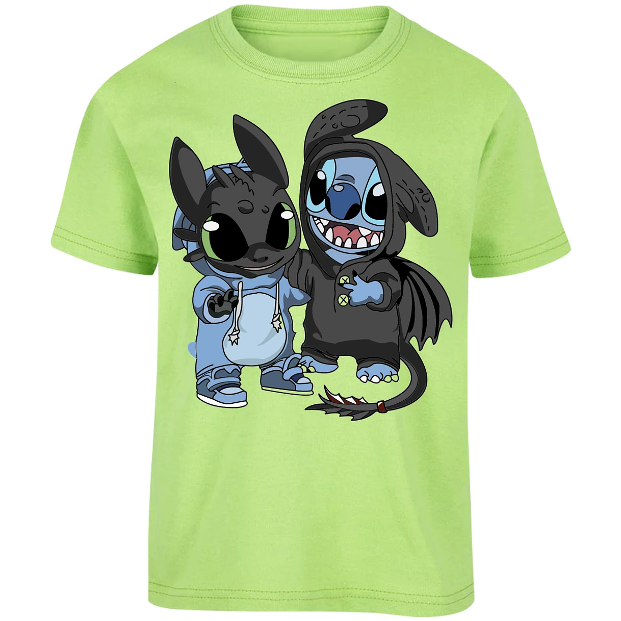Playera Lilo Y Stitch Stitch Con Chimuelo para Niño 10