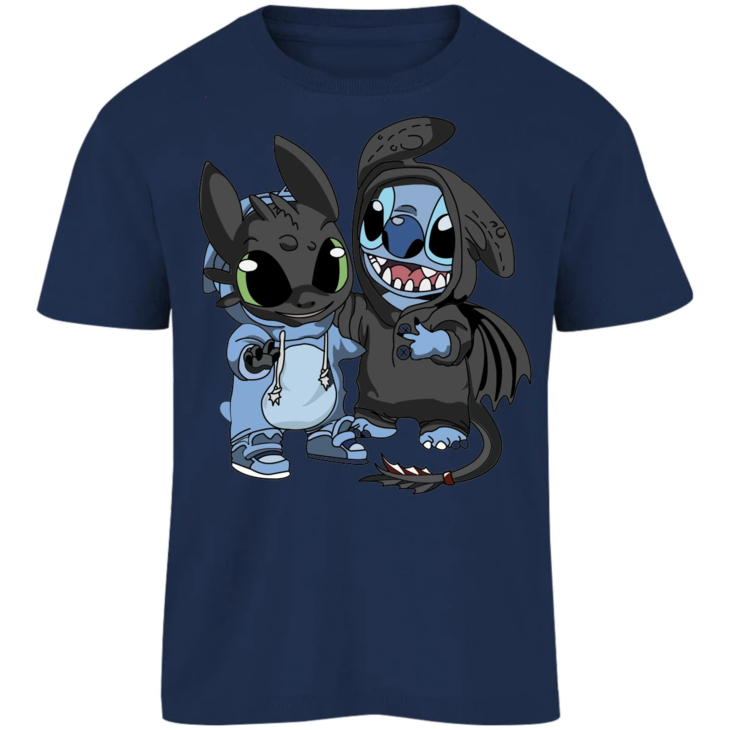 Playera Lilo Y Stitch Stitch Con Chimuelo para Niño 13
