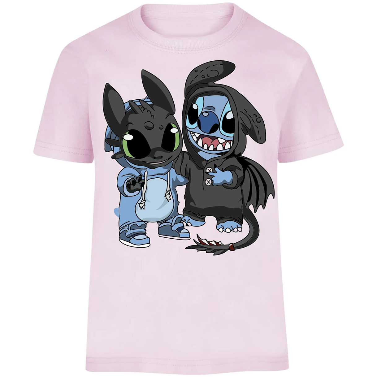 Playera Lilo Y Stitch Stitch Con Chimuelo para Niño 14
