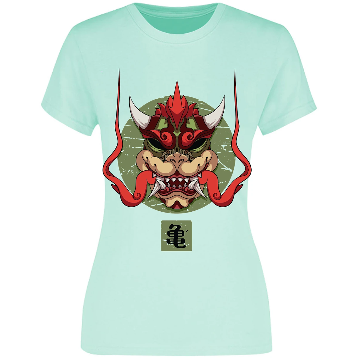 Blusa Mario Bros Bowser Samurai Blusa para Mujer 14