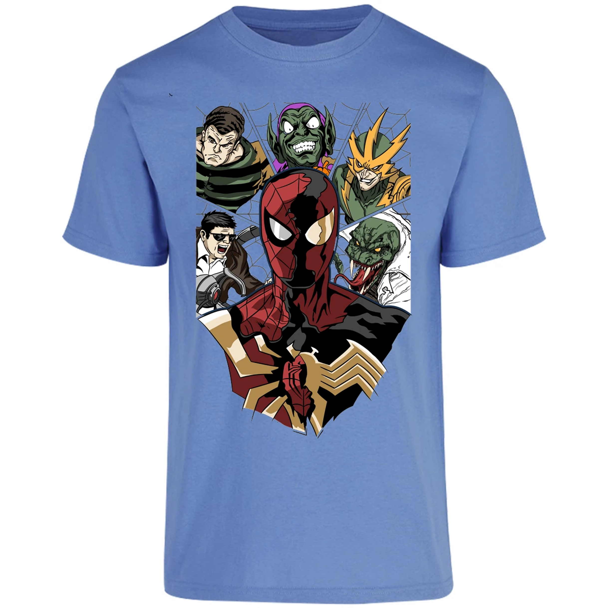 Playera Marvel Spiderman Vs Villanos para Adulto 7