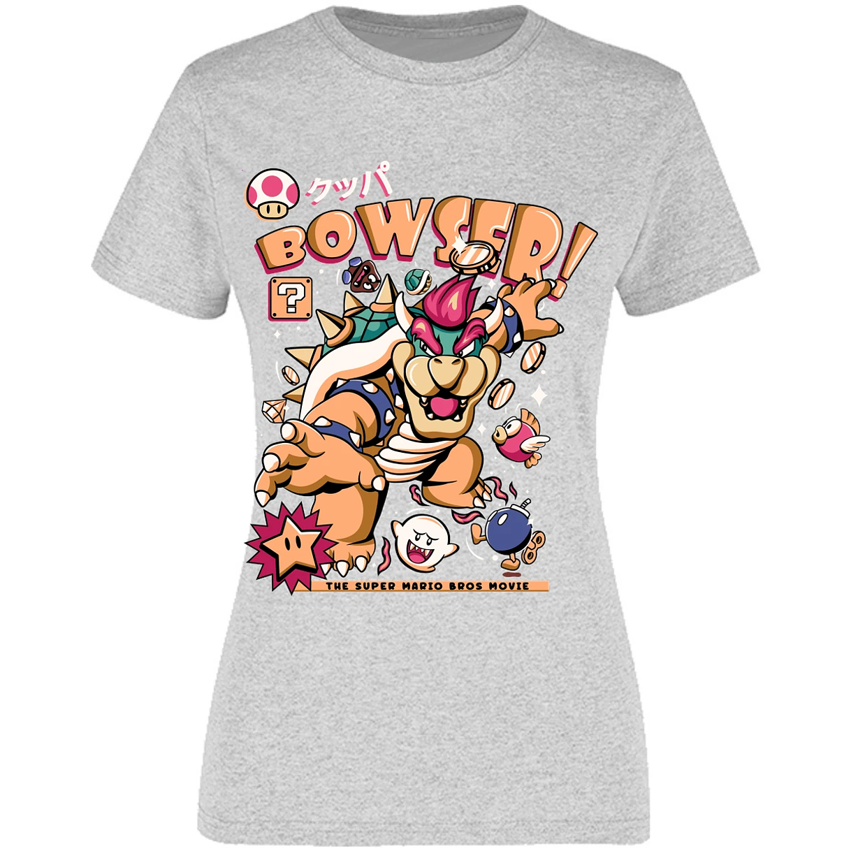 Blusa Mario Bros Bowser Tee Blusa para Mujer 4