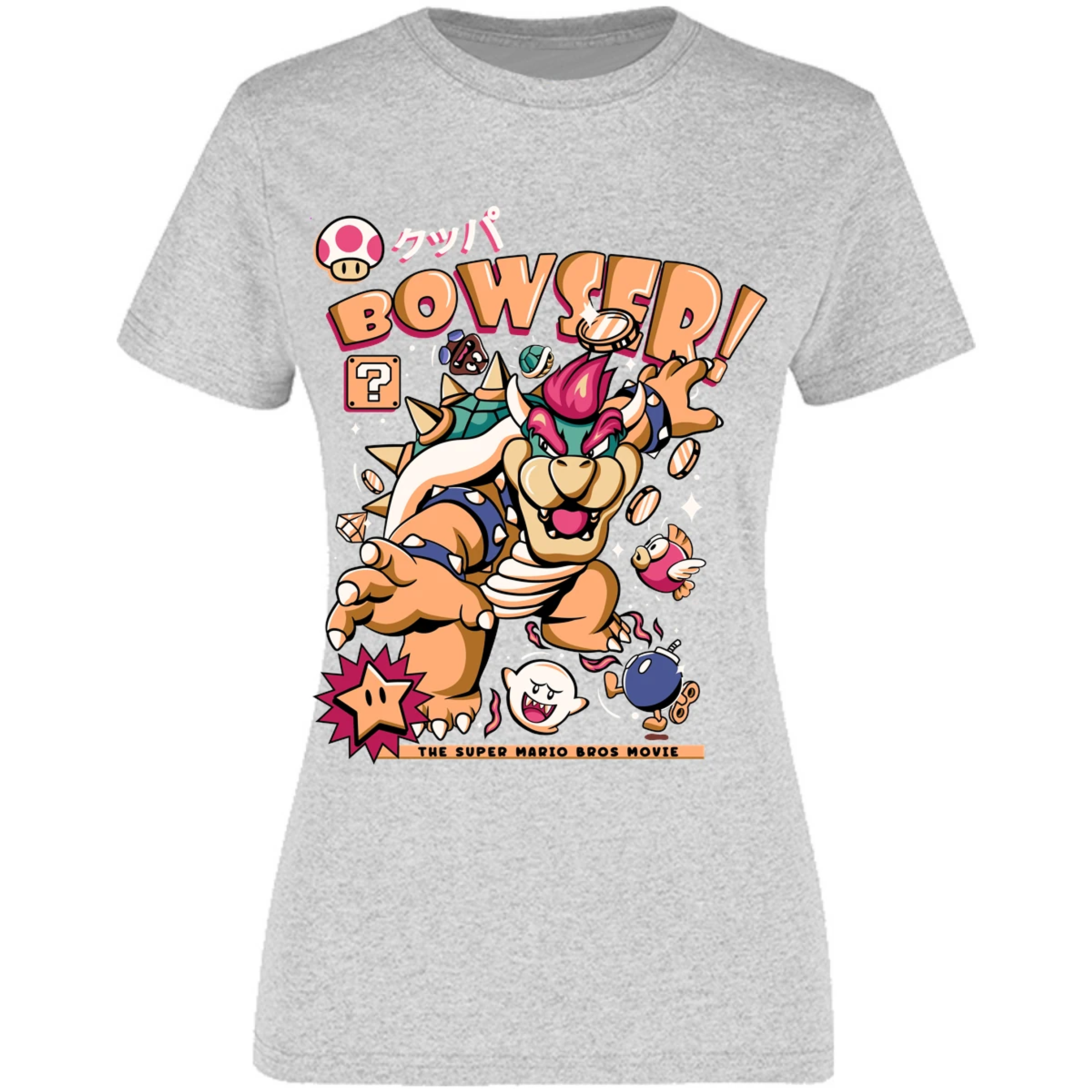 Blusa Mario Bros Bowser Tee Blusa para Mujer 4