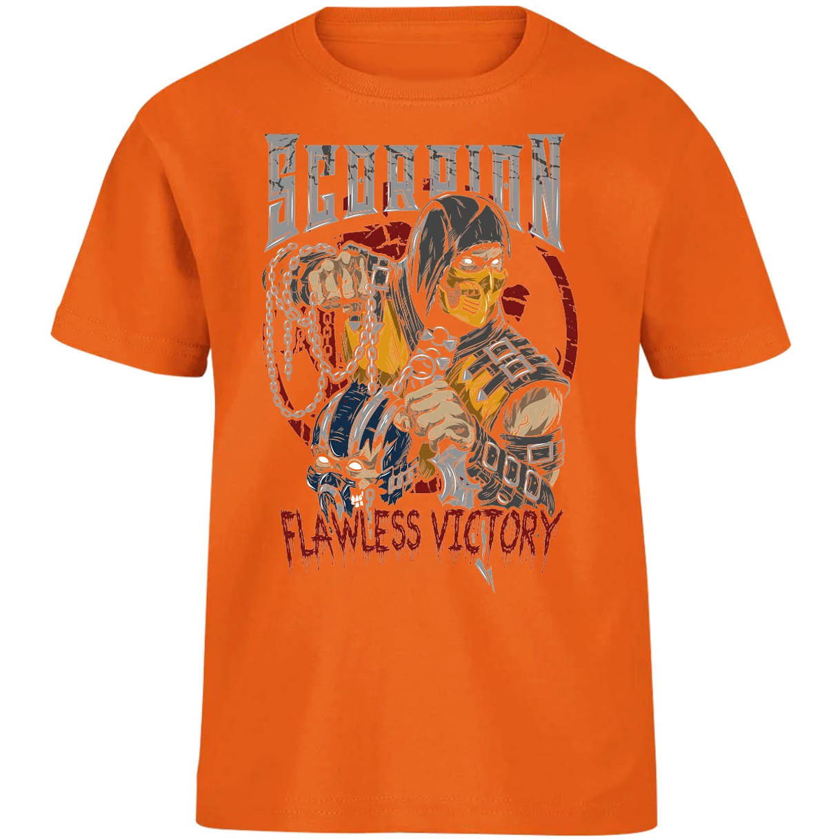 Playera Mortal Kombat Scorpion Mortal Kombat para Niño 4