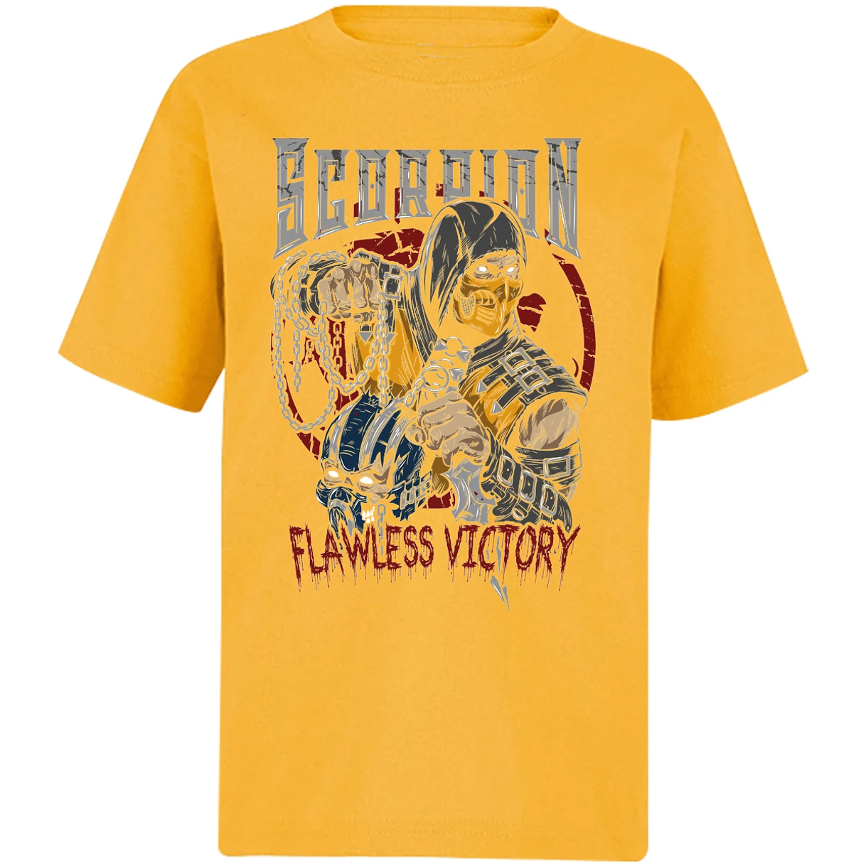 Playera Mortal Kombat Scorpion Mortal Kombat para Niño 9