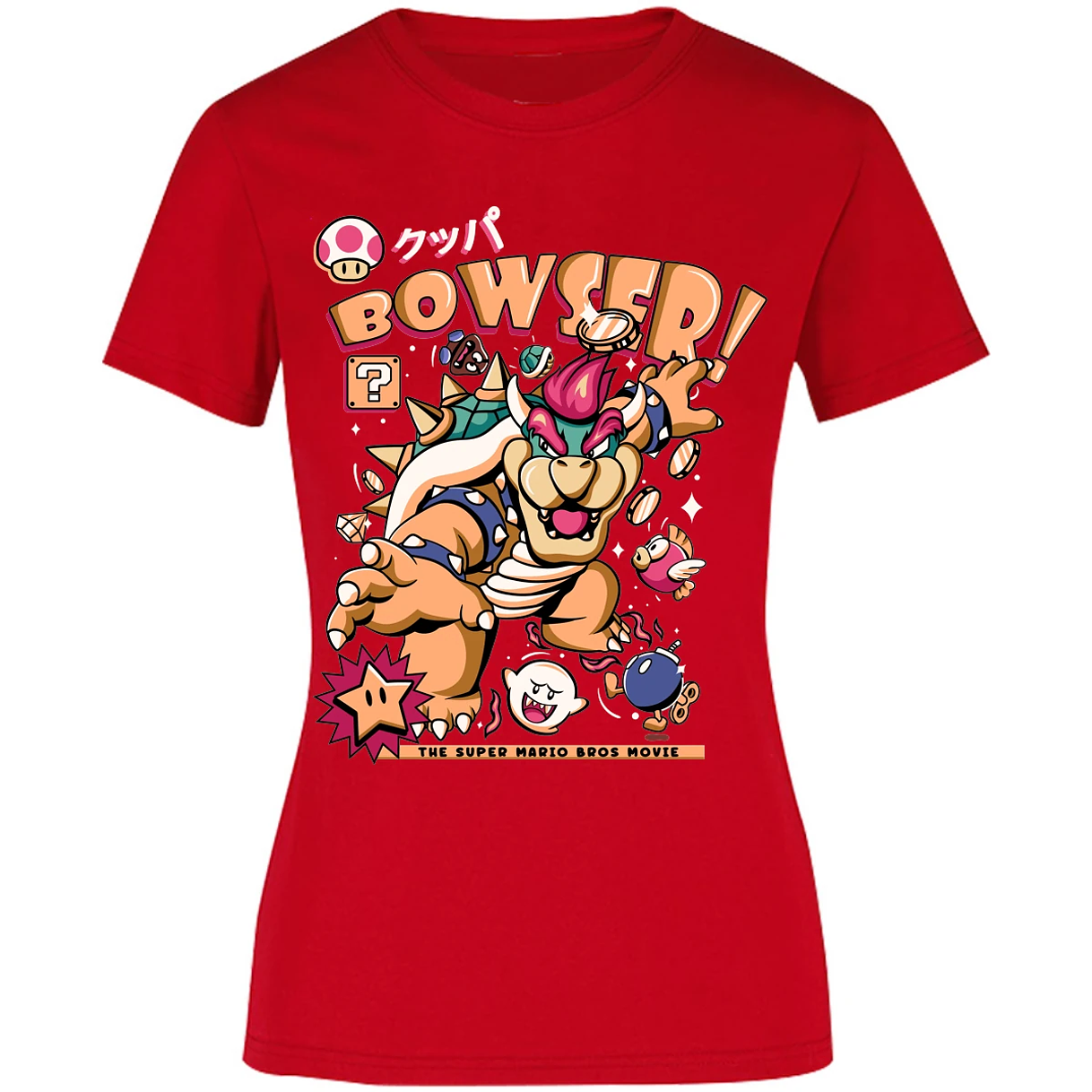 Blusa Mario Bros Bowser Tee Blusa para Mujer 1