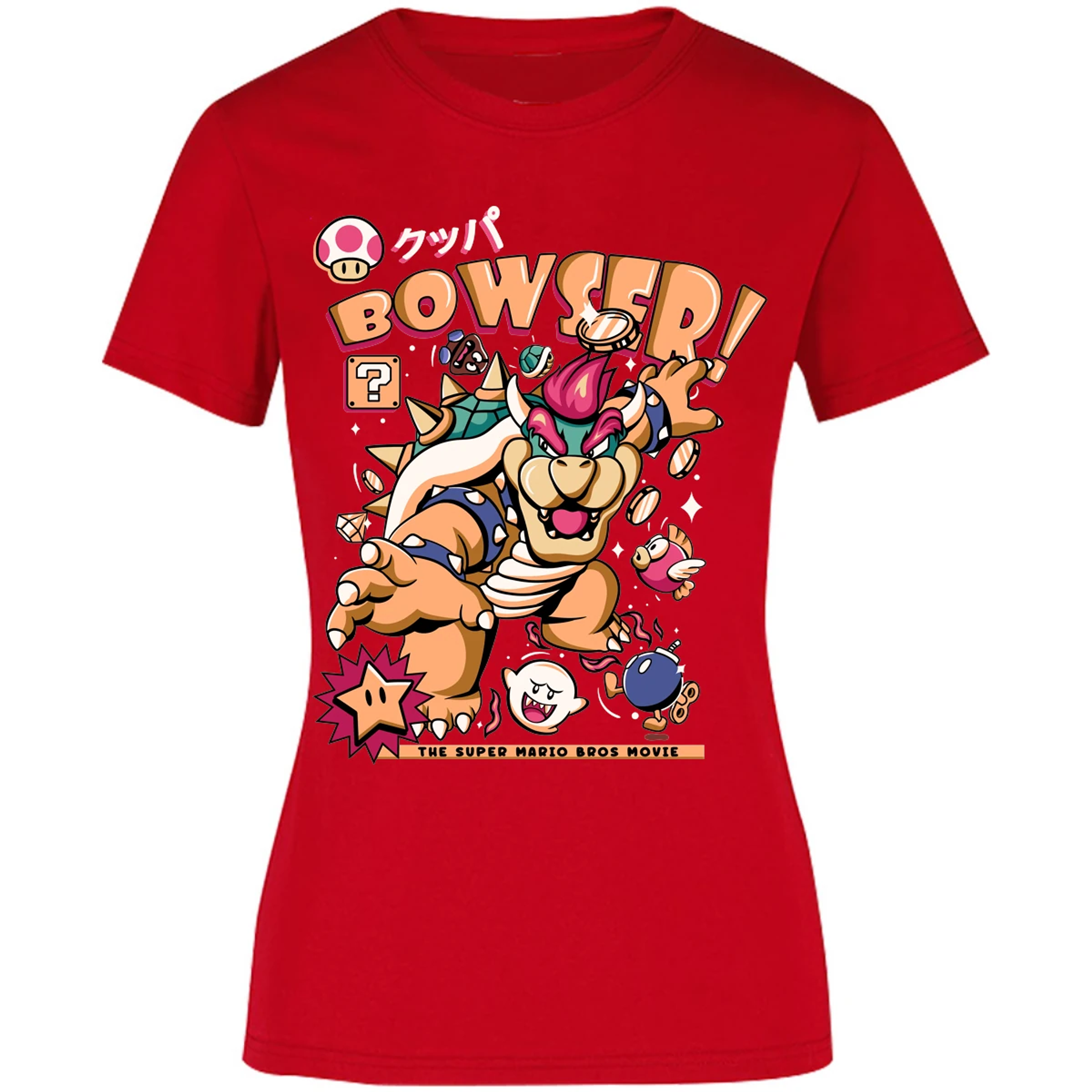 Blusa Mario Bros Bowser Tee Blusa para Mujer 1