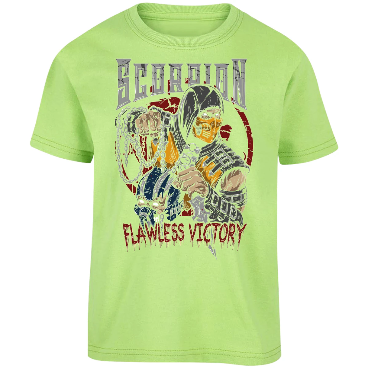 Playera Mortal Kombat Scorpion Mortal Kombat para Niño 5