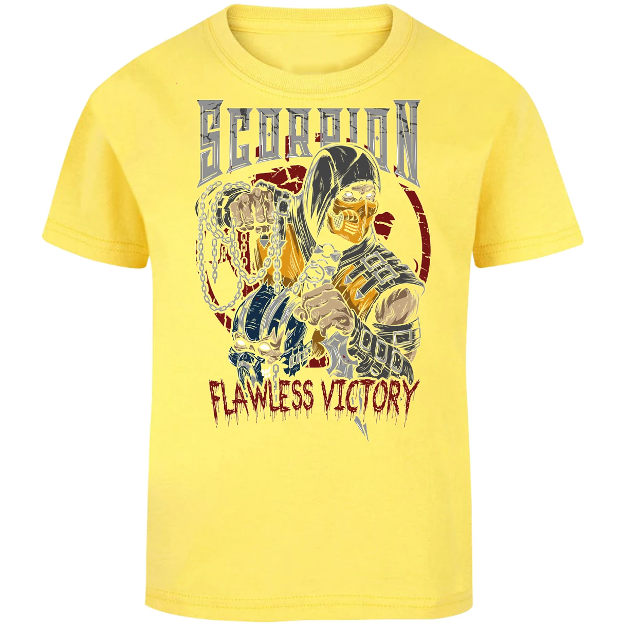Playera Mortal Kombat Scorpion Mortal Kombat para Niño 8