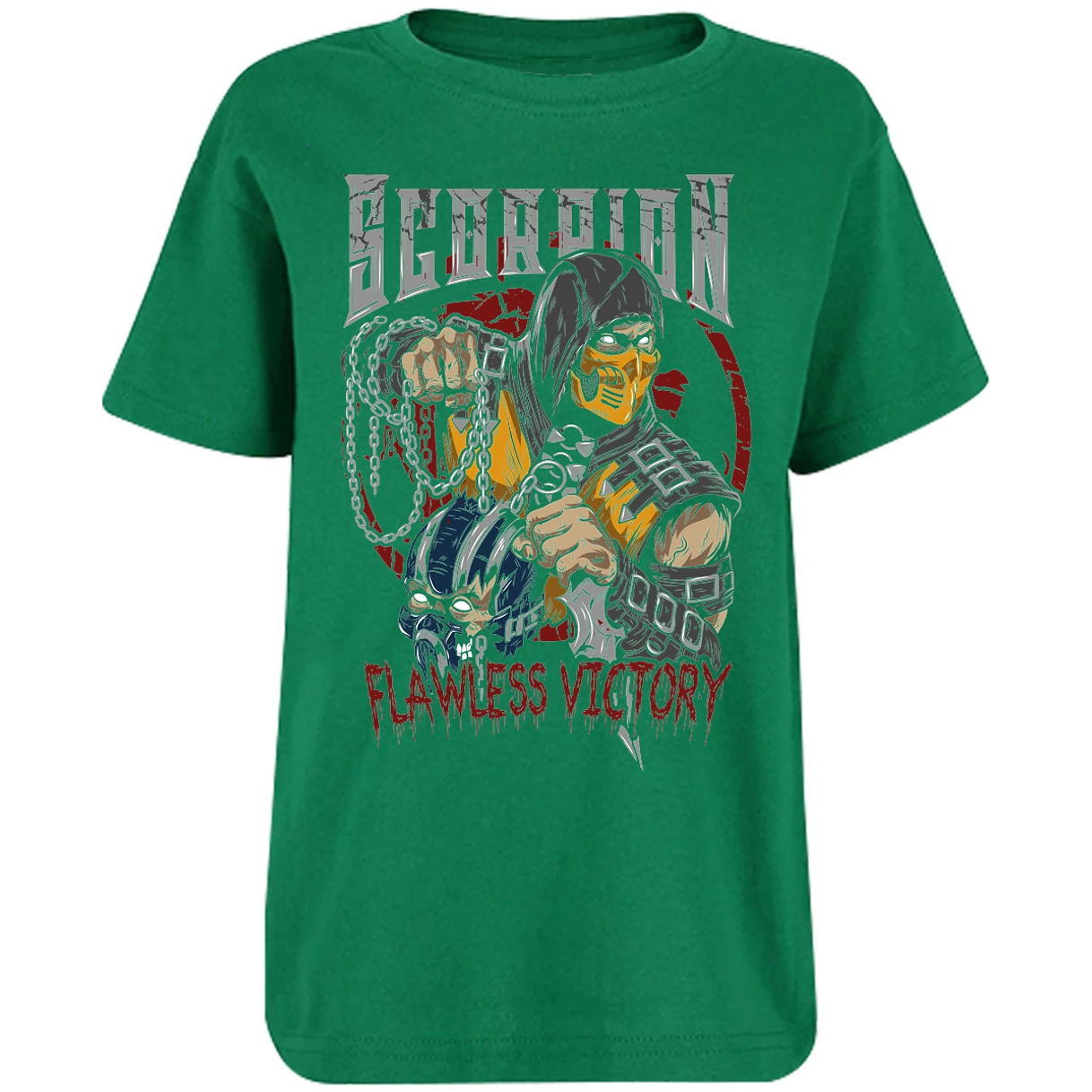 Playera Mortal Kombat Scorpion Mortal Kombat para Niño 12