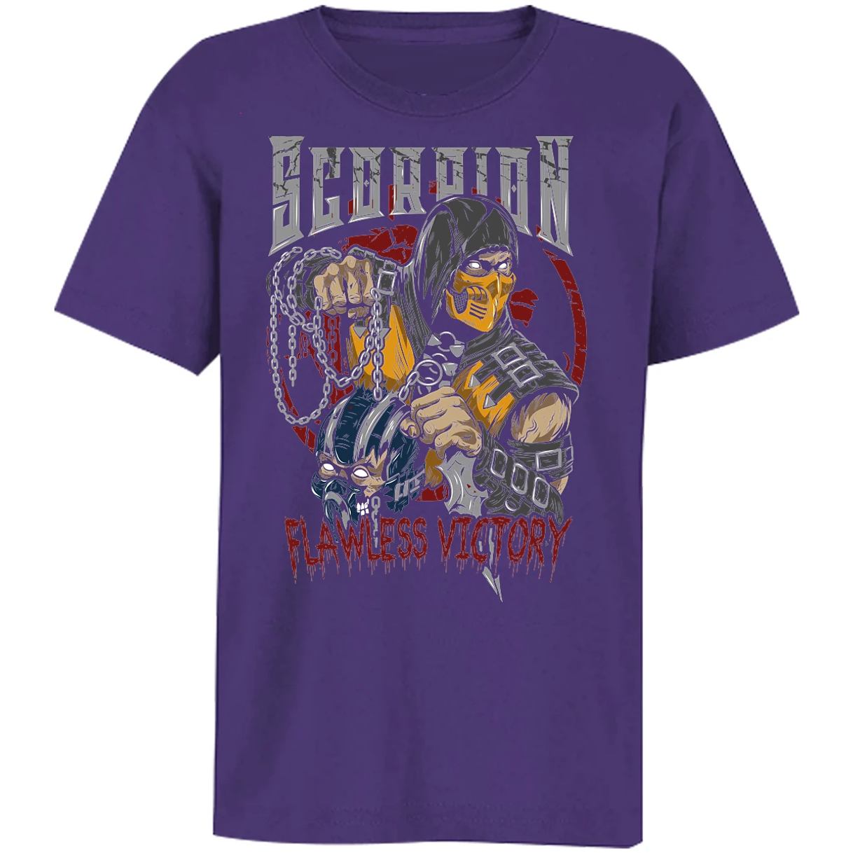 Playera Mortal Kombat Scorpion Mortal Kombat para Niño 15