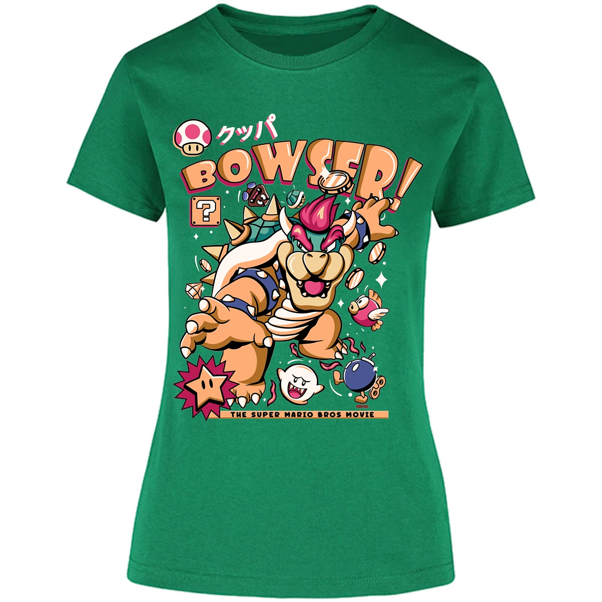 Blusa Mario Bros Bowser Tee Blusa para Mujer 11