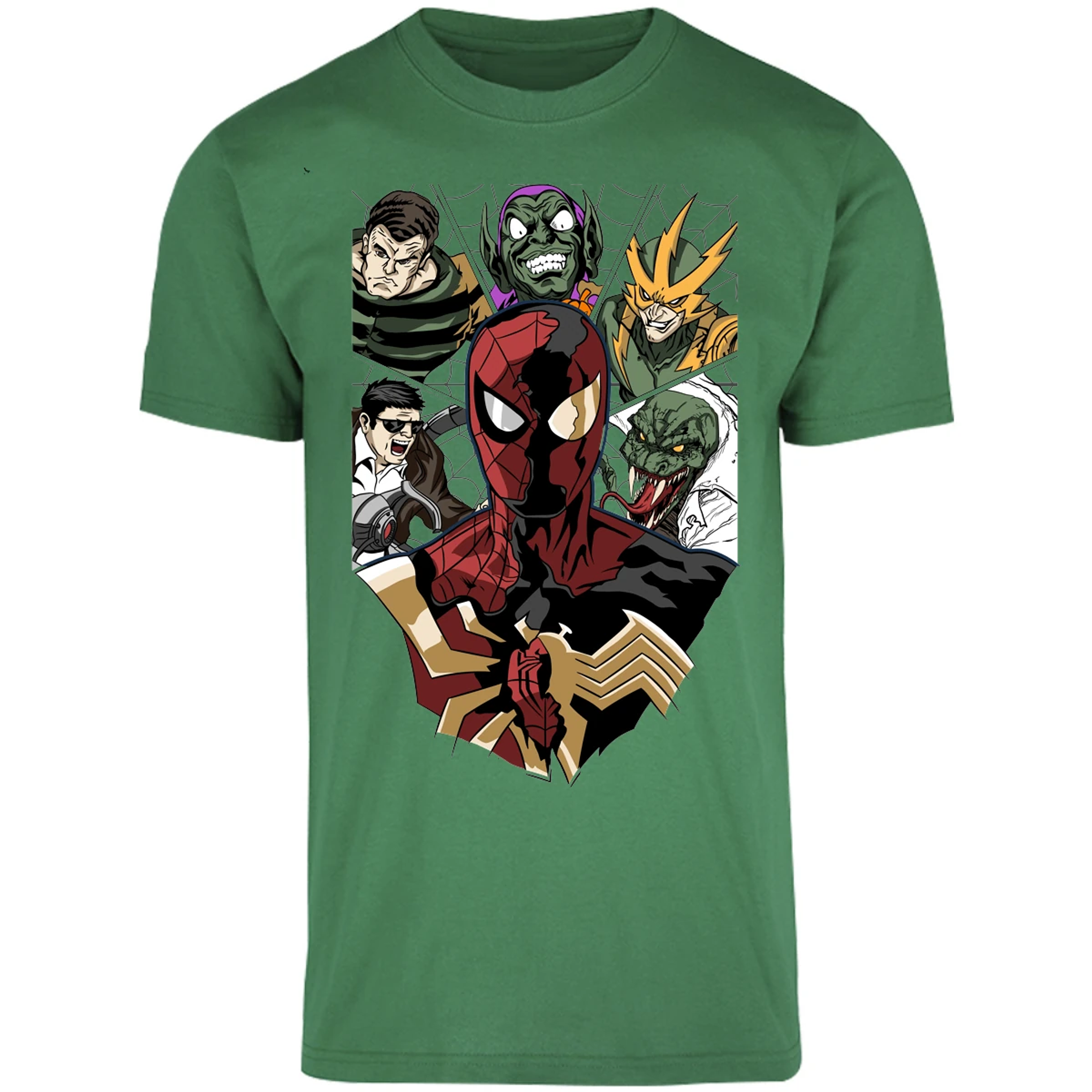 Playera Marvel Spiderman Vs Villanos para Adulto 10