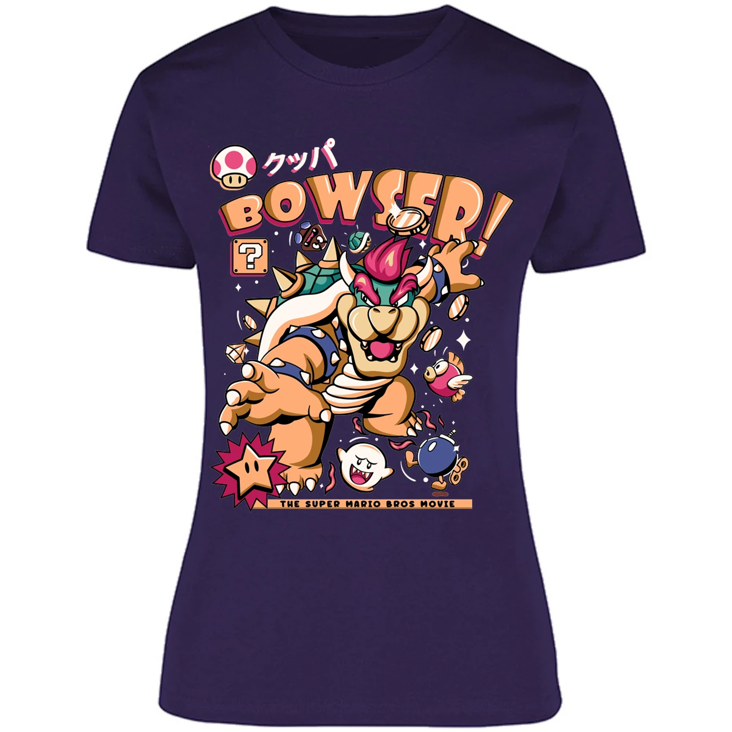 Blusa Mario Bros Bowser Tee Blusa para Mujer 2