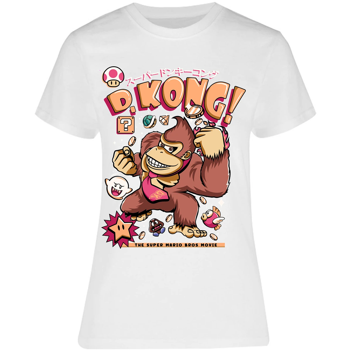 Blusa Mario Bros Donkey Kong Tee Blusa para Mujer 16