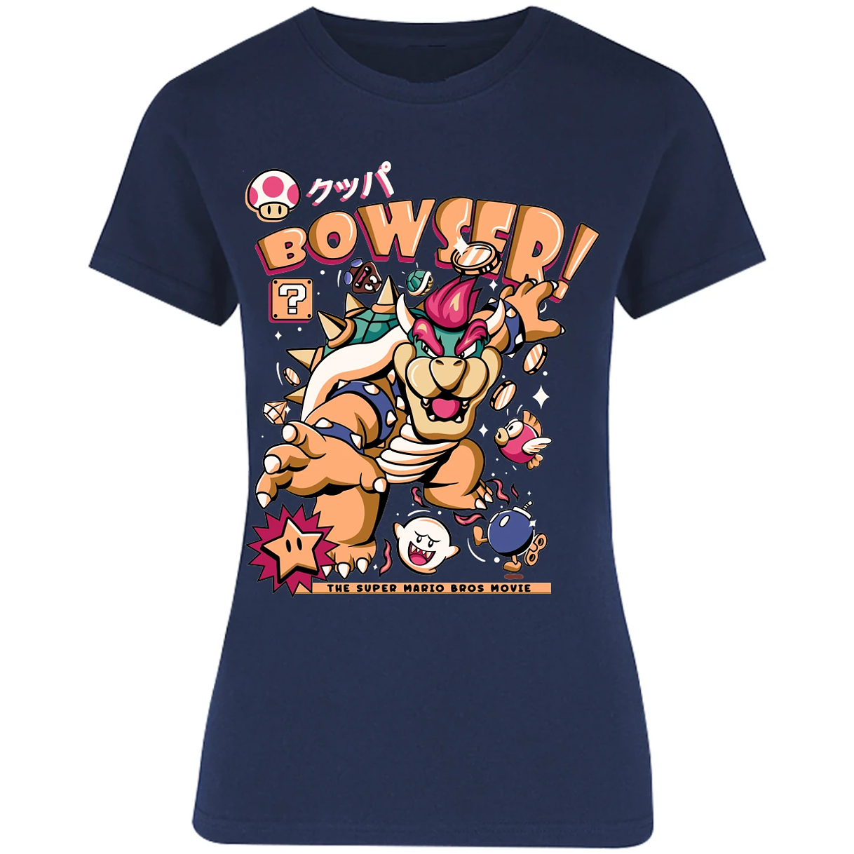 Blusa Mario Bros Bowser Tee Blusa para Mujer 3