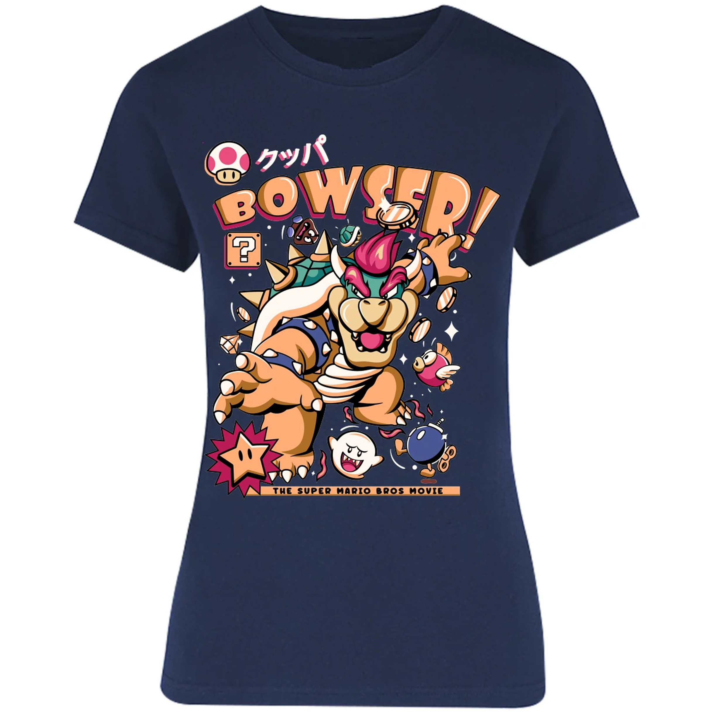 Blusa Mario Bros Bowser Tee Blusa para Mujer 3