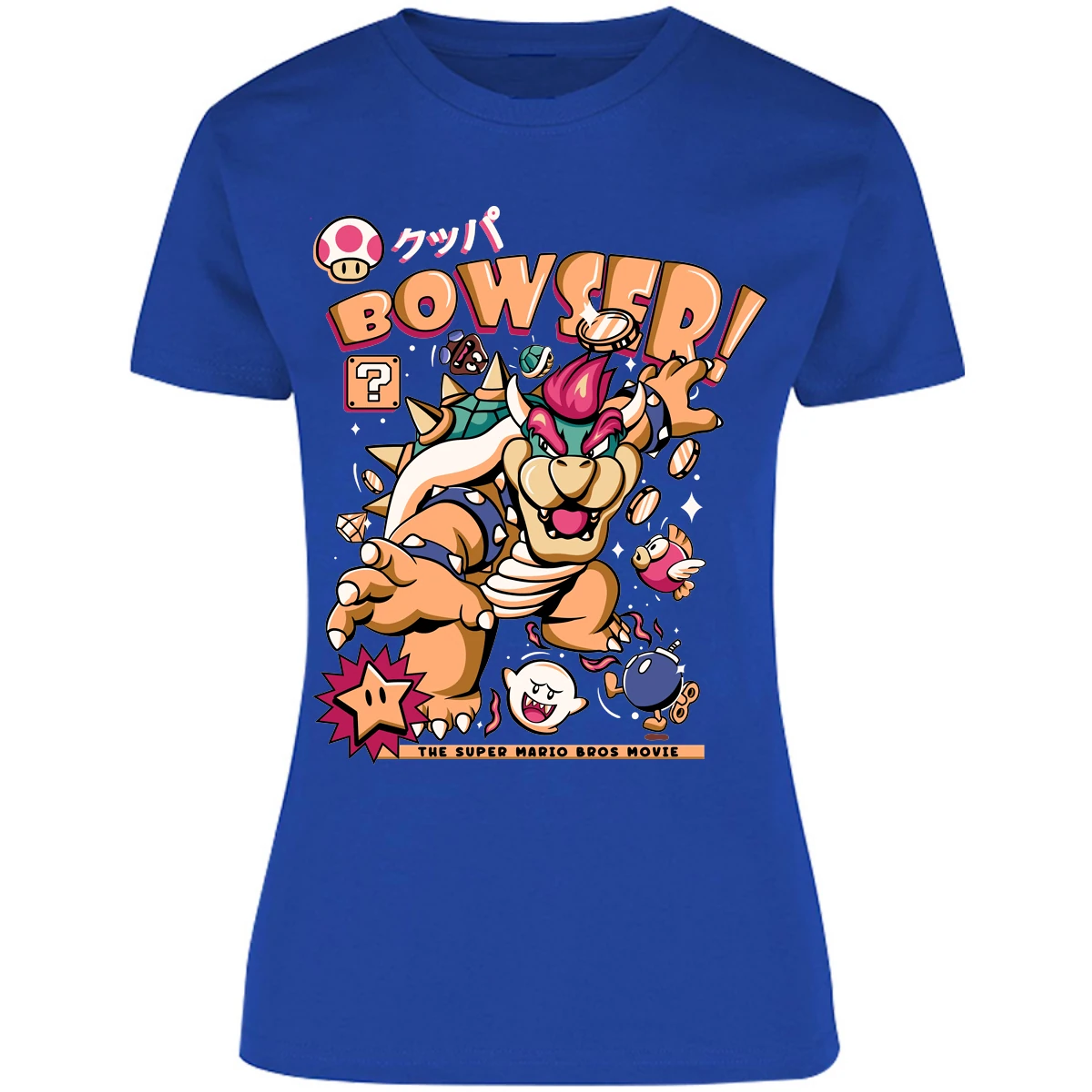 Blusa Mario Bros Bowser Tee Blusa para Mujer 5