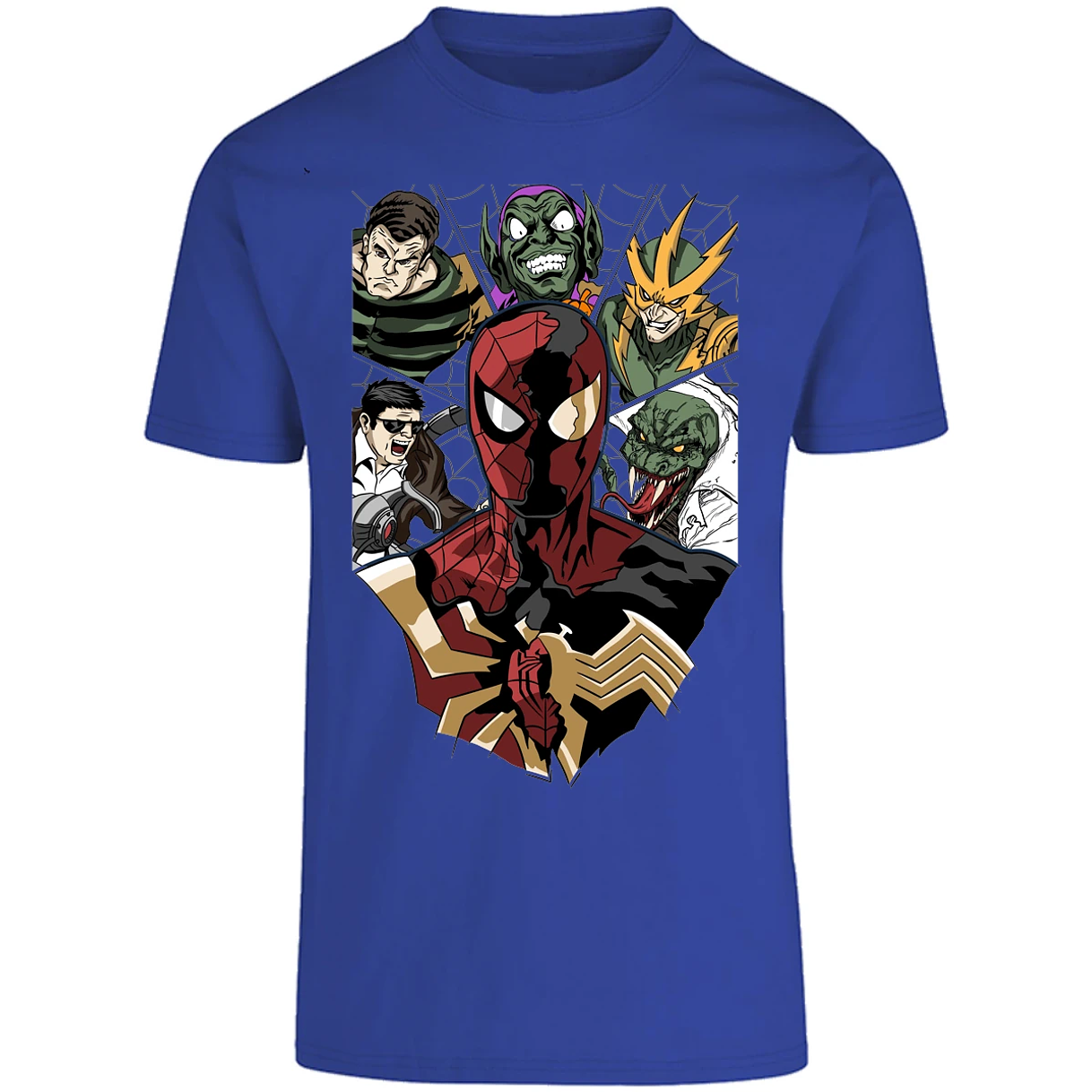 Playera Marvel Spiderman Vs Villanos para Adulto 5