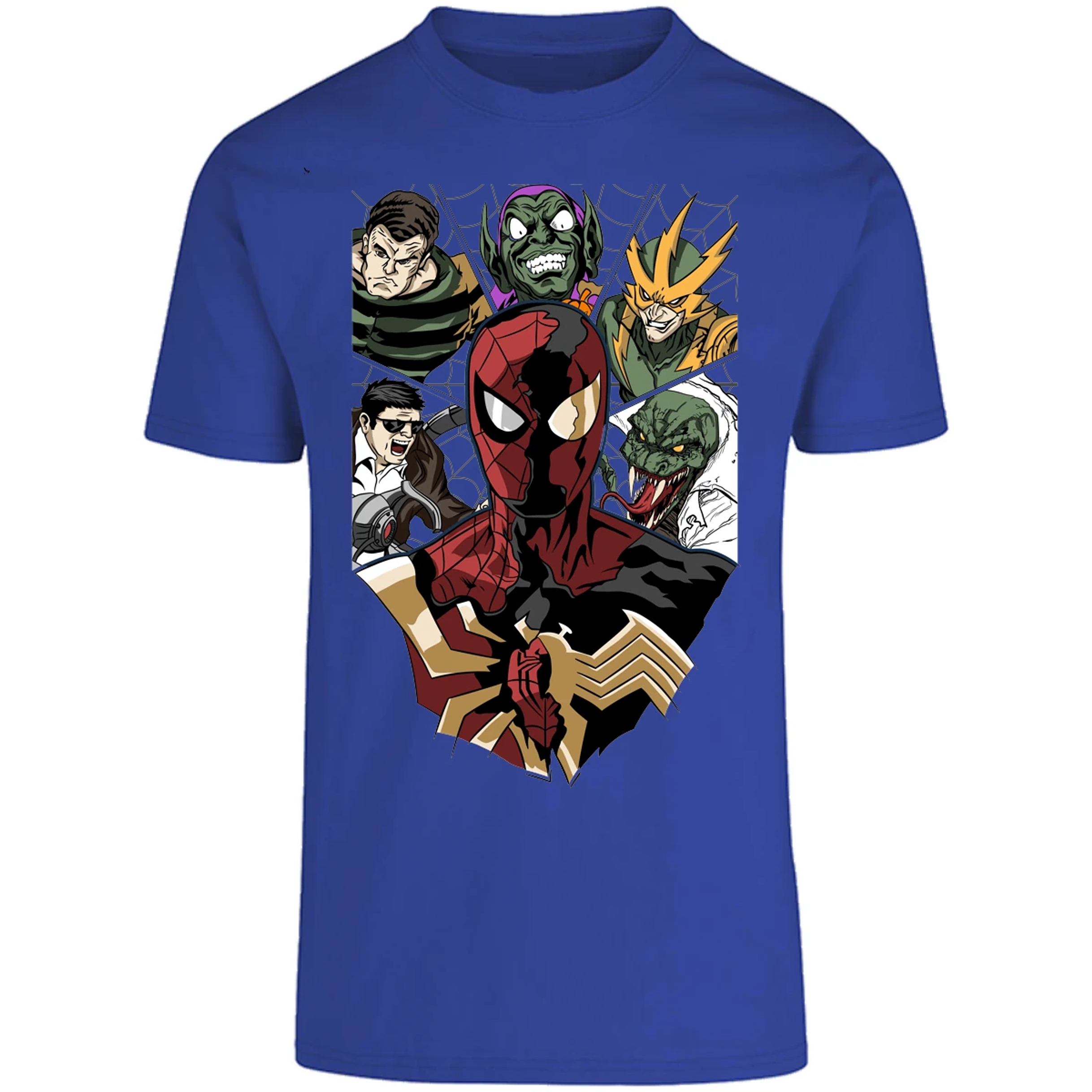 Playera Marvel Spiderman Vs Villanos para Adulto 5