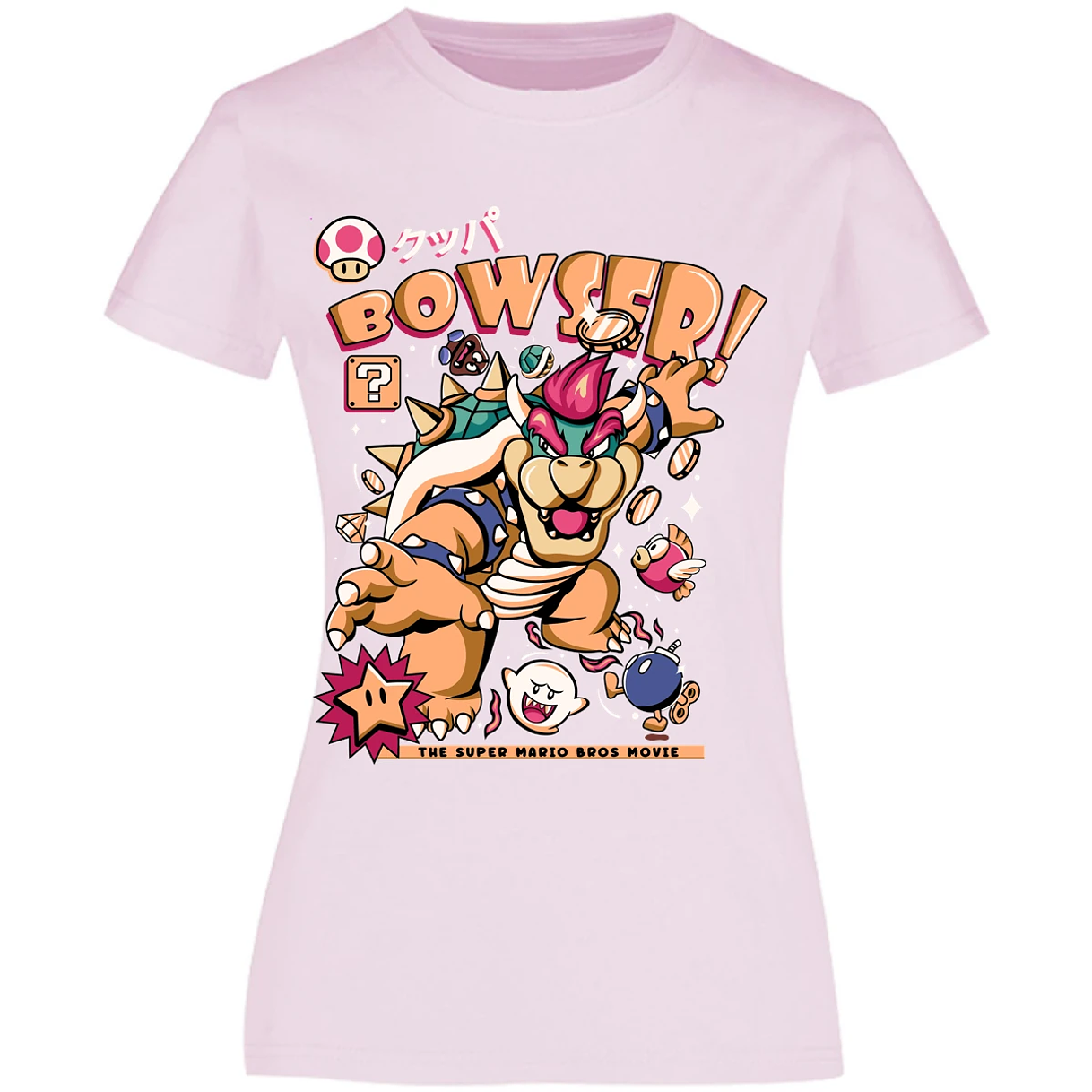Blusa Mario Bros Bowser Tee Blusa para Mujer 6