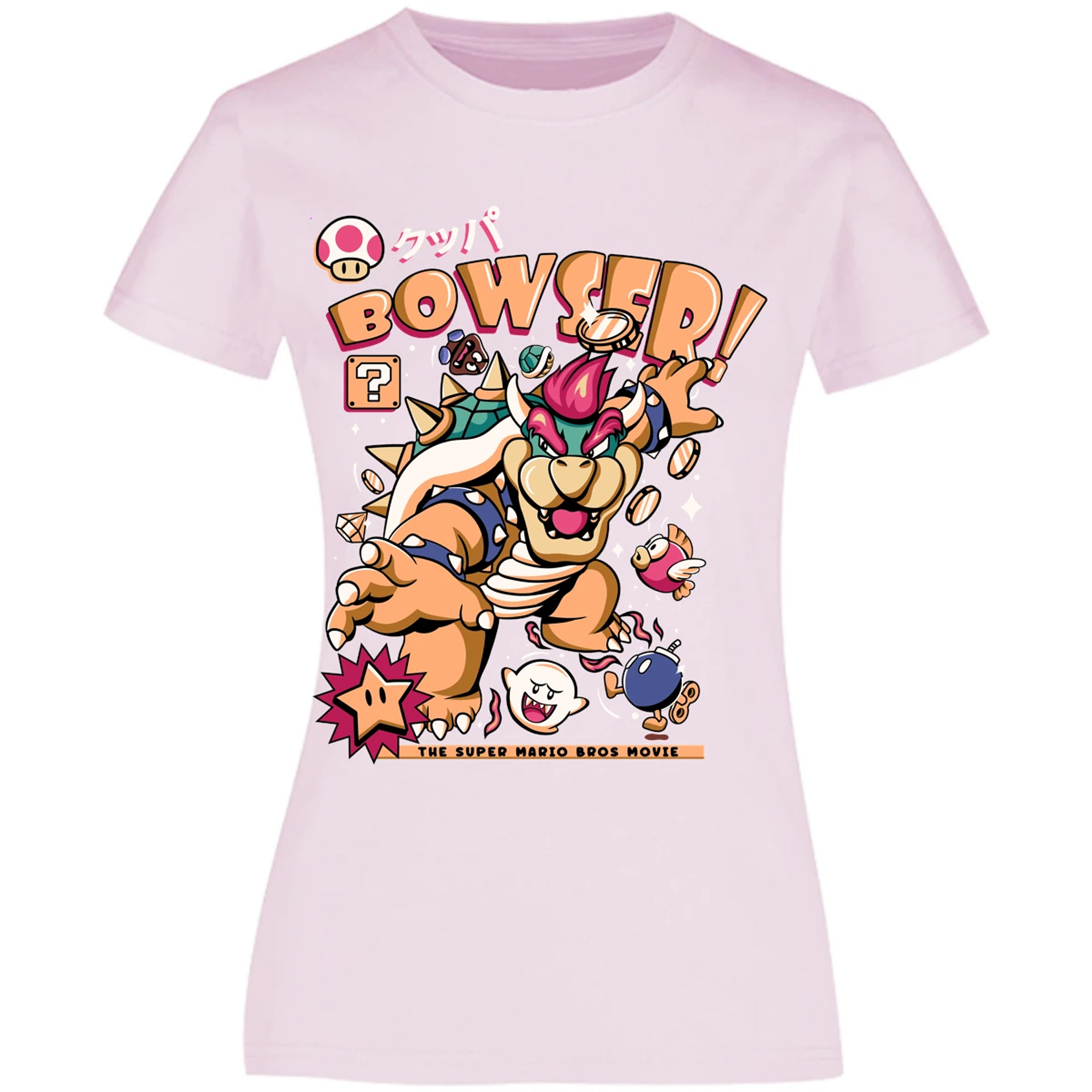 Blusa Mario Bros Bowser Tee Blusa para Mujer 6