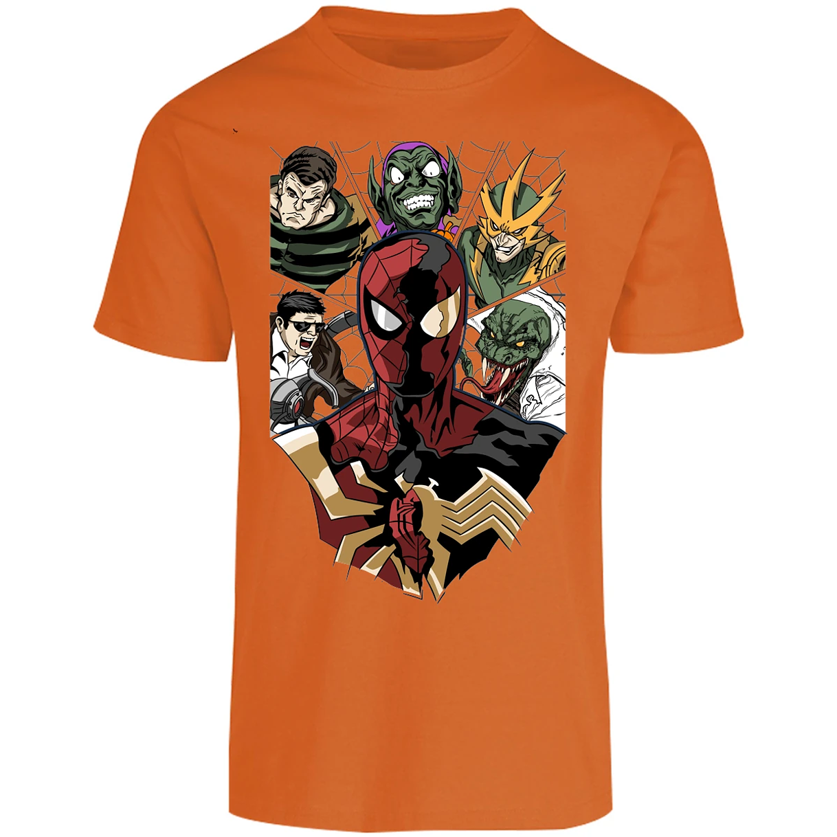 Playera Marvel Spiderman Vs Villanos para Adulto 6