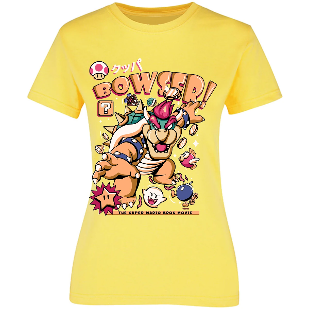 Blusa Mario Bros Bowser Tee Blusa para Mujer 8