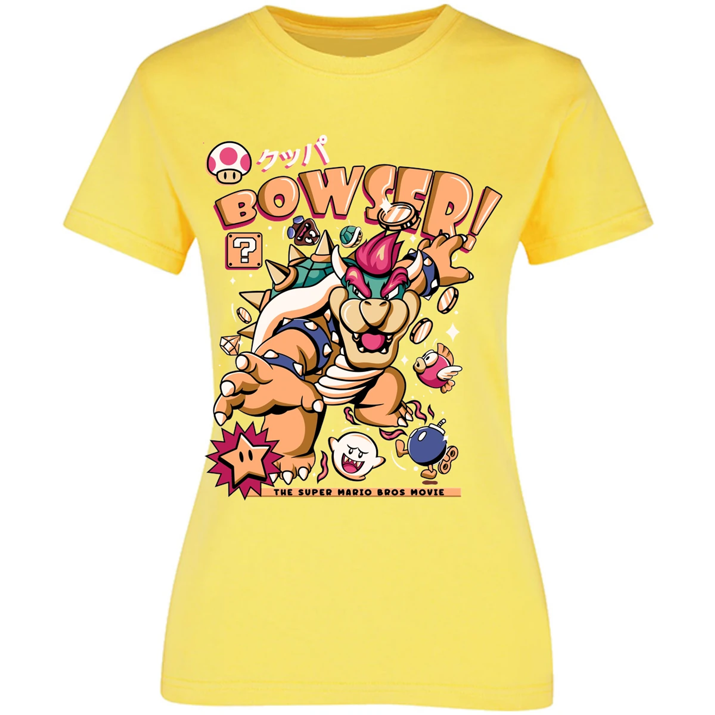 Blusa Mario Bros Bowser Tee Blusa para Mujer 8