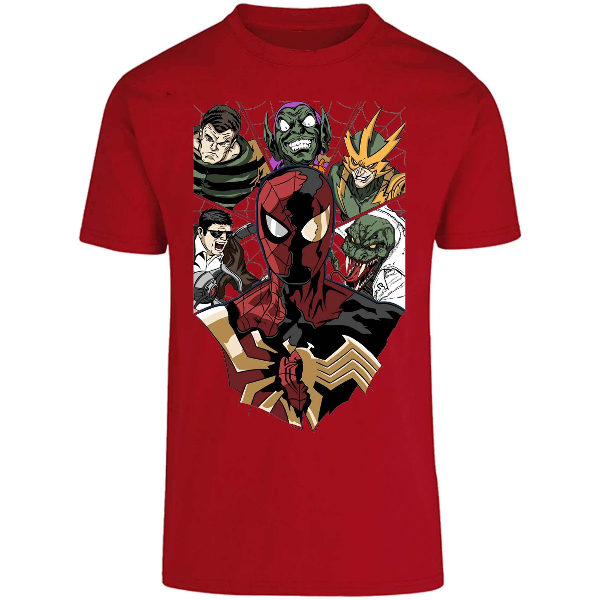 Playera Marvel Spiderman Vs Villanos para Adulto 11