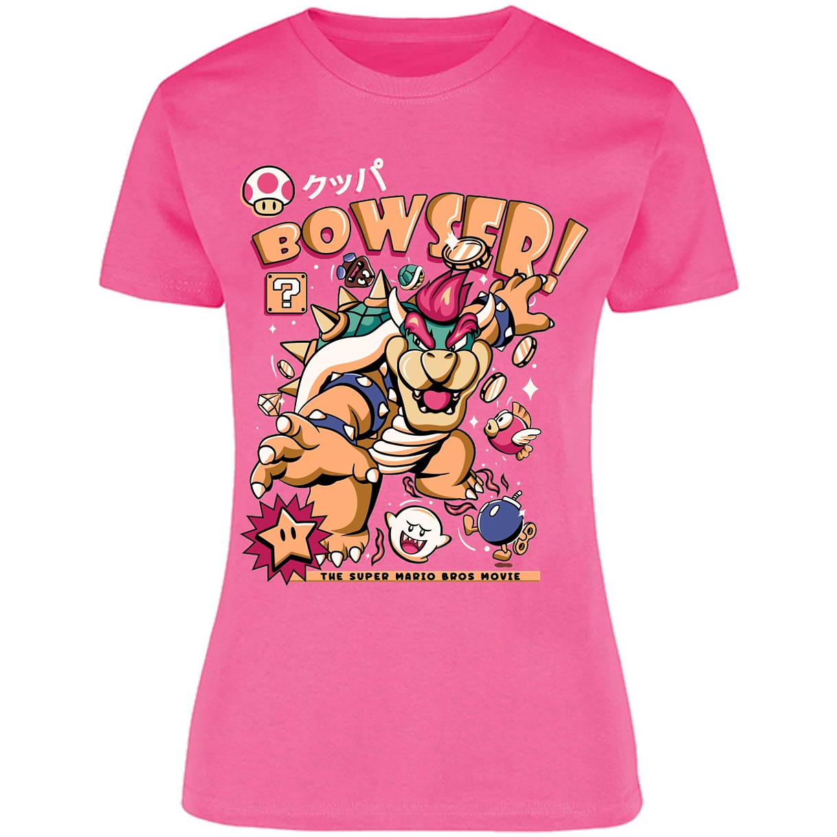 Blusa Mario Bros Bowser Tee Blusa para Mujer 9