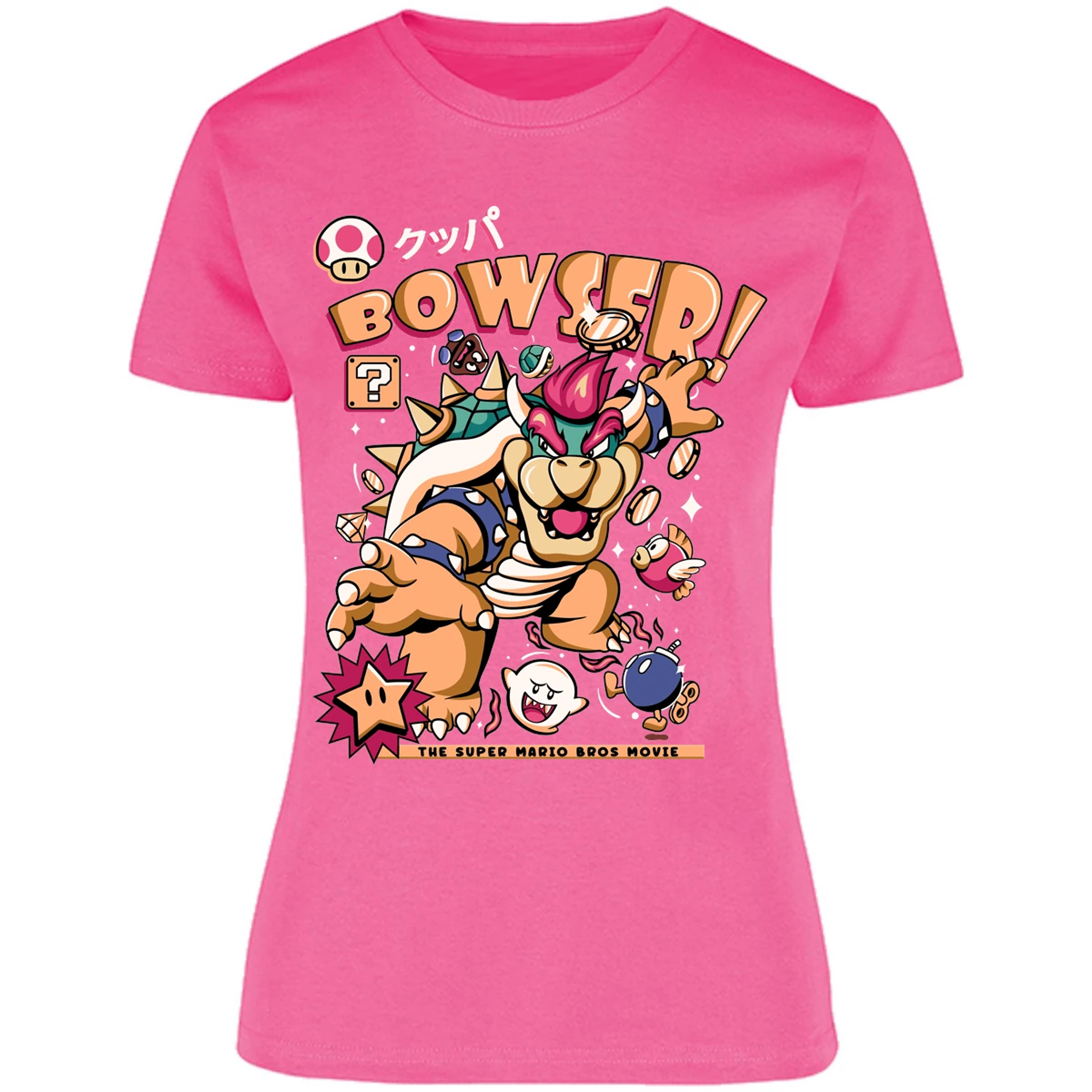 Blusa Mario Bros Bowser Tee Blusa para Mujer 9