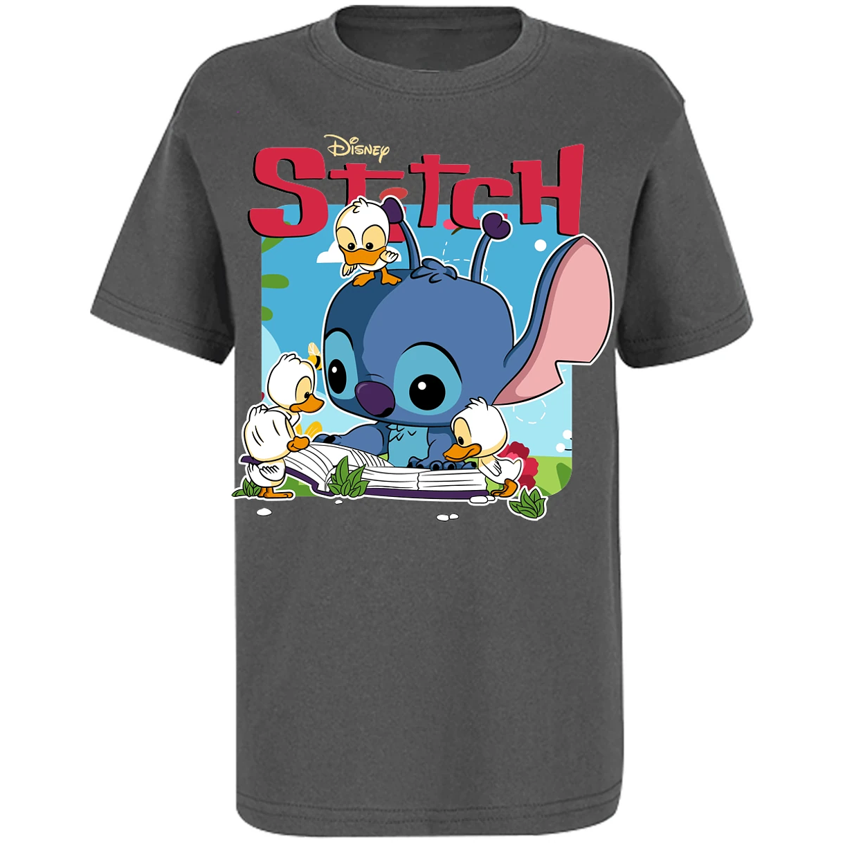 Playera Lilo Y Stitch Stitch Patitos Funko para Niño 14