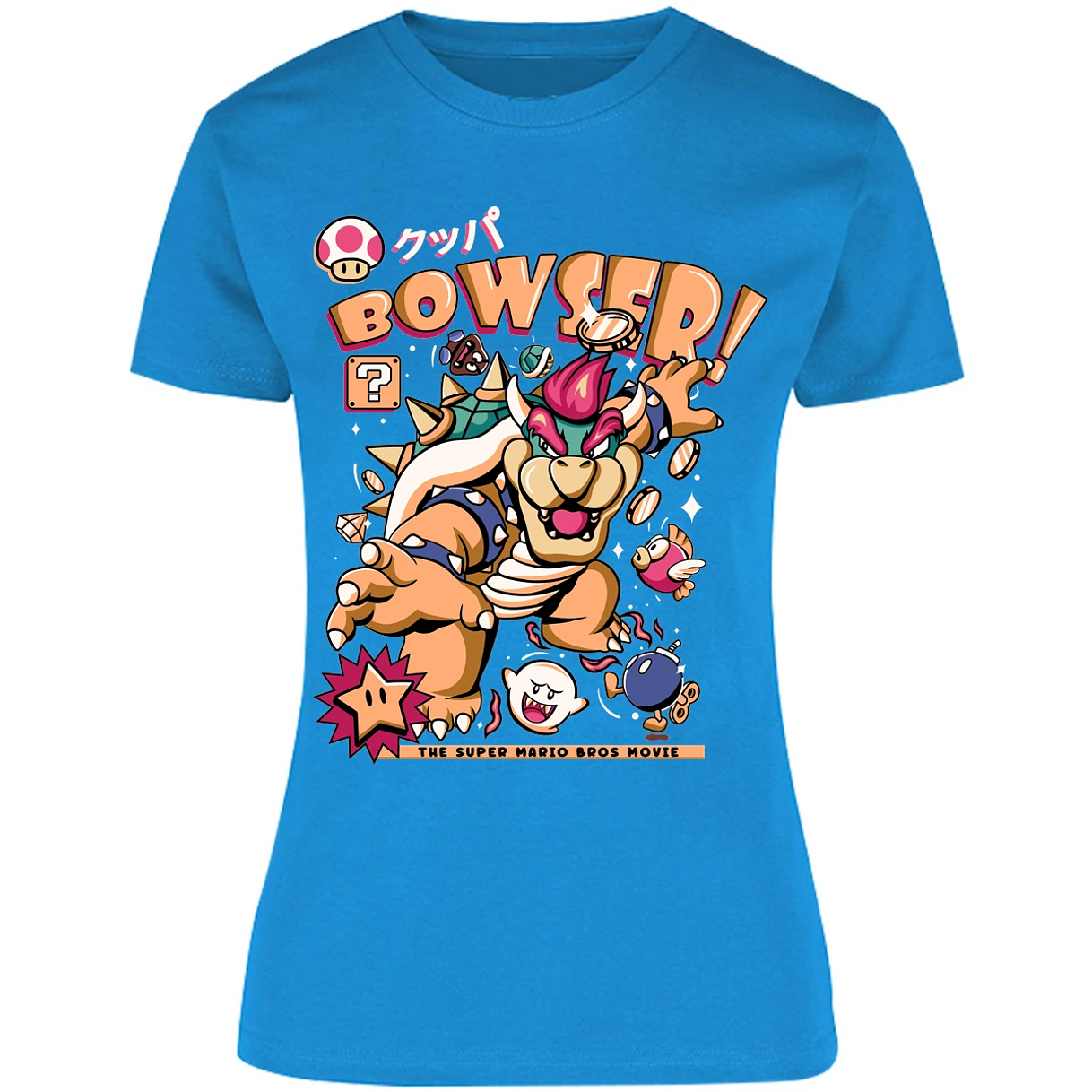 Blusa Mario Bros Bowser Tee Blusa para Mujer 14