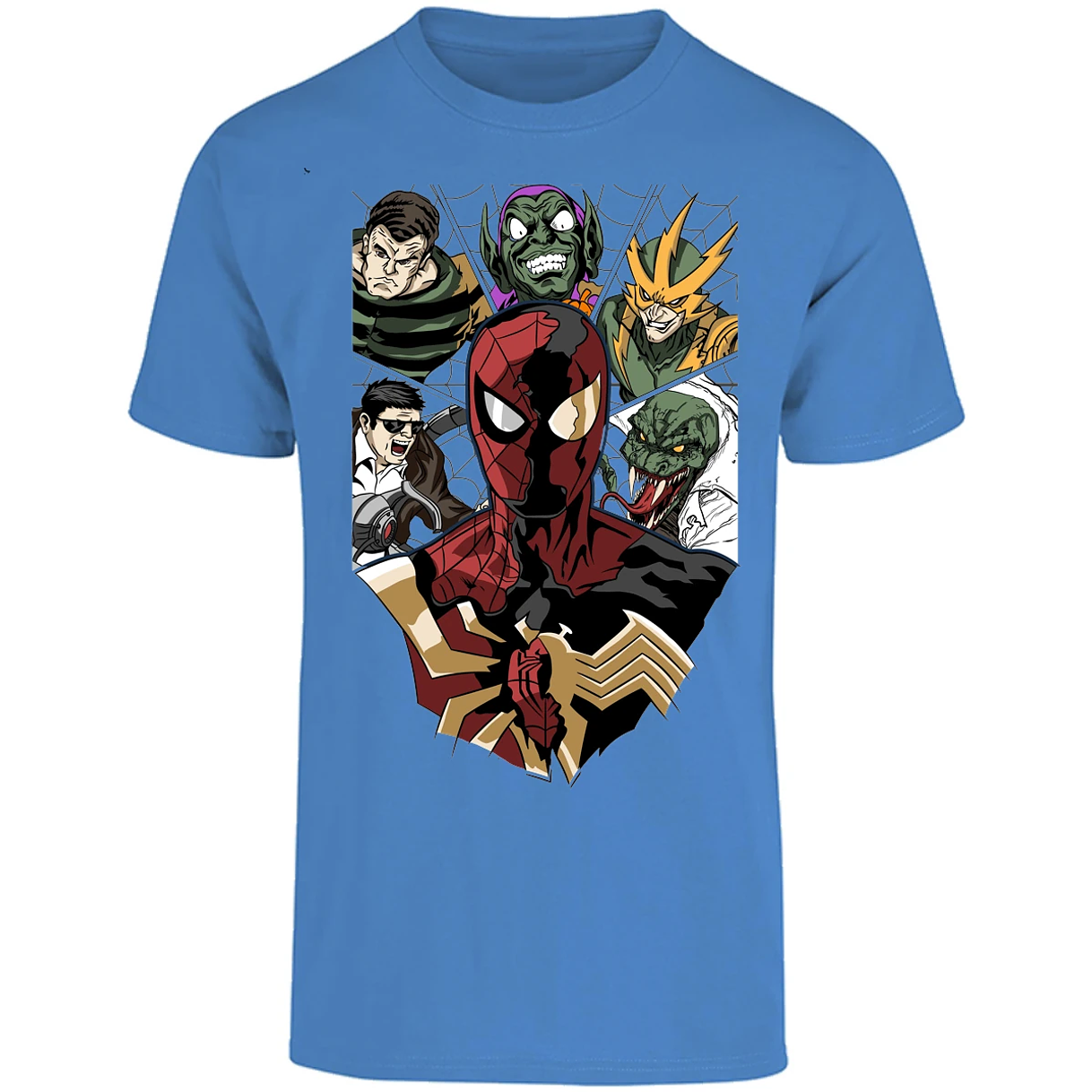 Playera Marvel Spiderman Vs Villanos para Adulto 23
