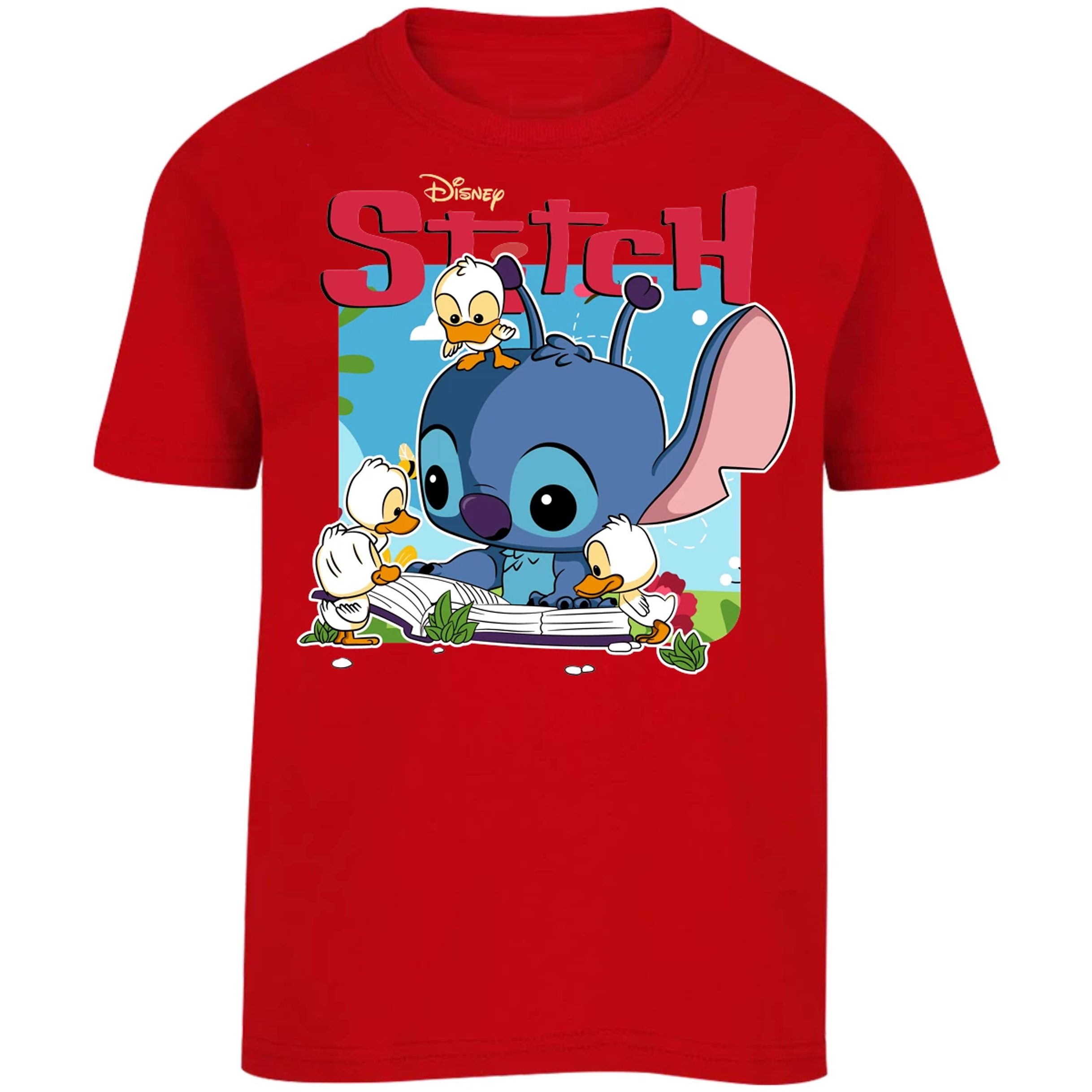 Playera Lilo Y Stitch Stitch Patitos Funko para Niño 5