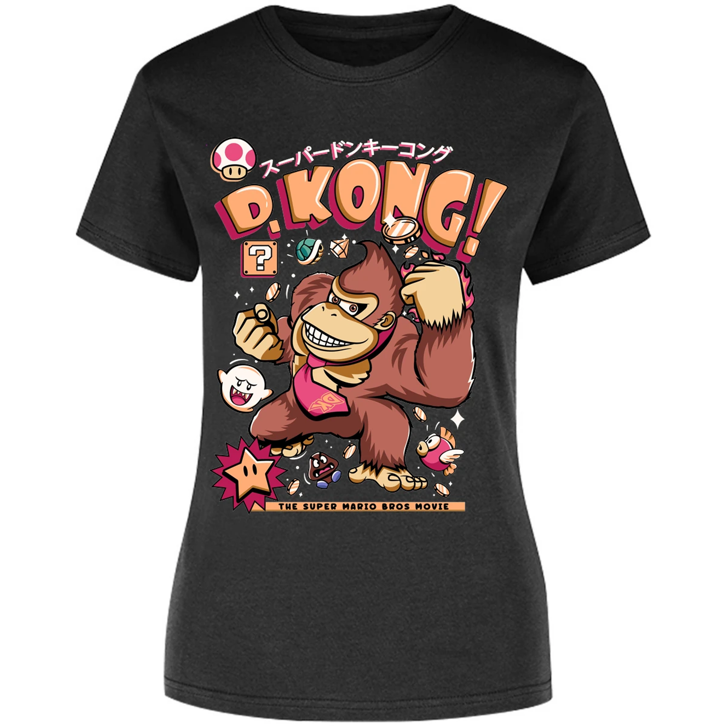Blusa Mario Bros Donkey Kong Tee Blusa para Mujer 10
