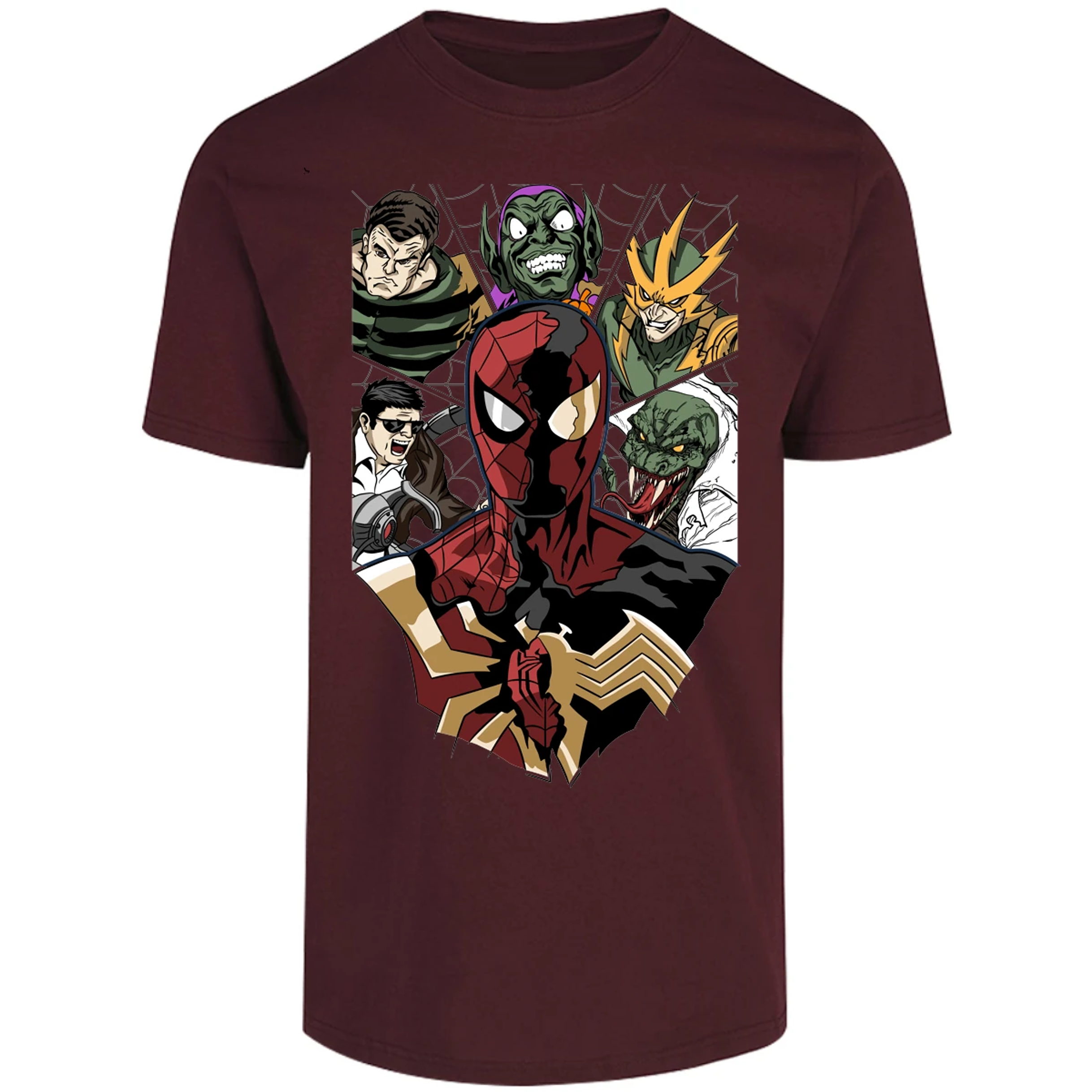 Playera Marvel Spiderman Vs Villanos para Adulto 26