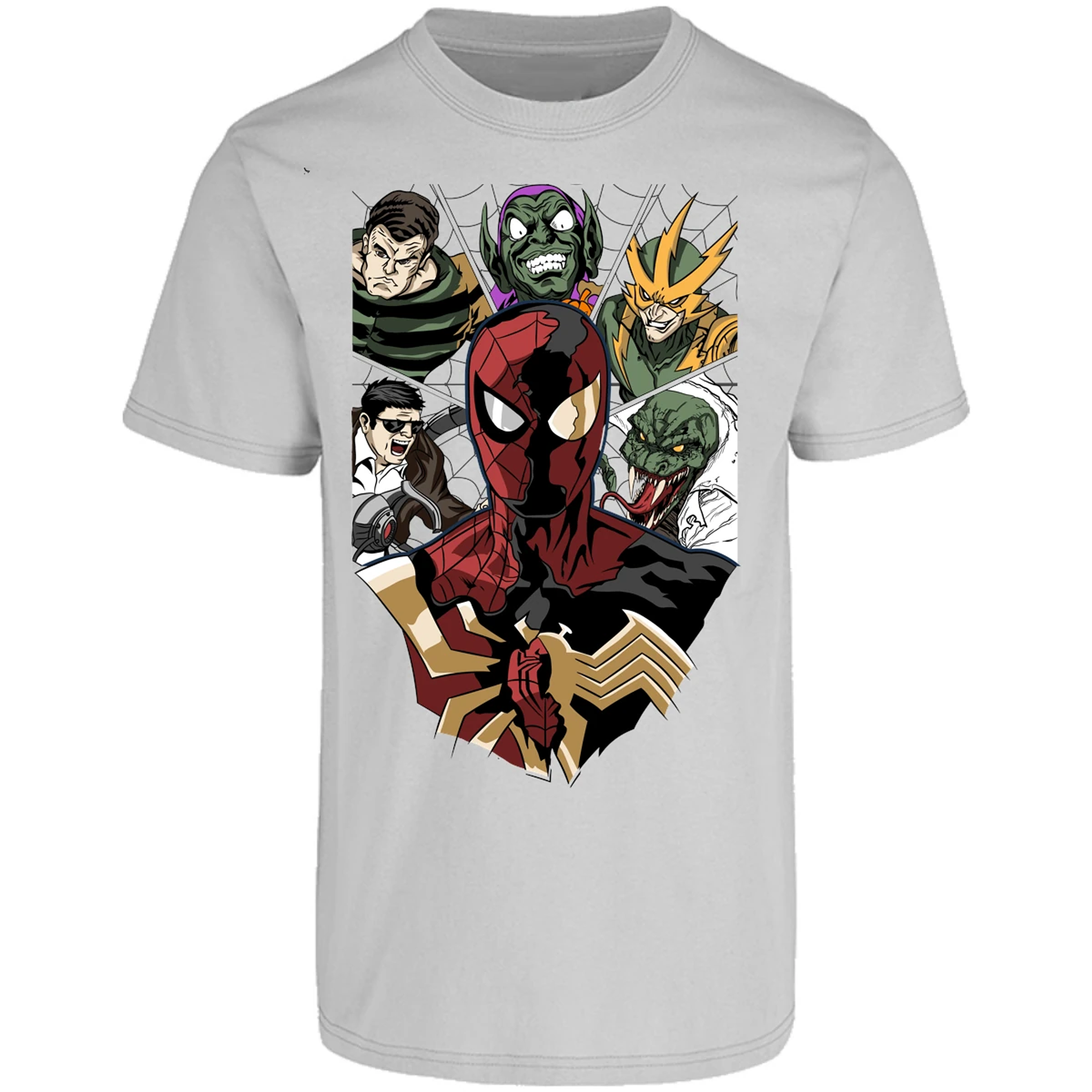 Playera Marvel Spiderman Vs Villanos para Adulto 27