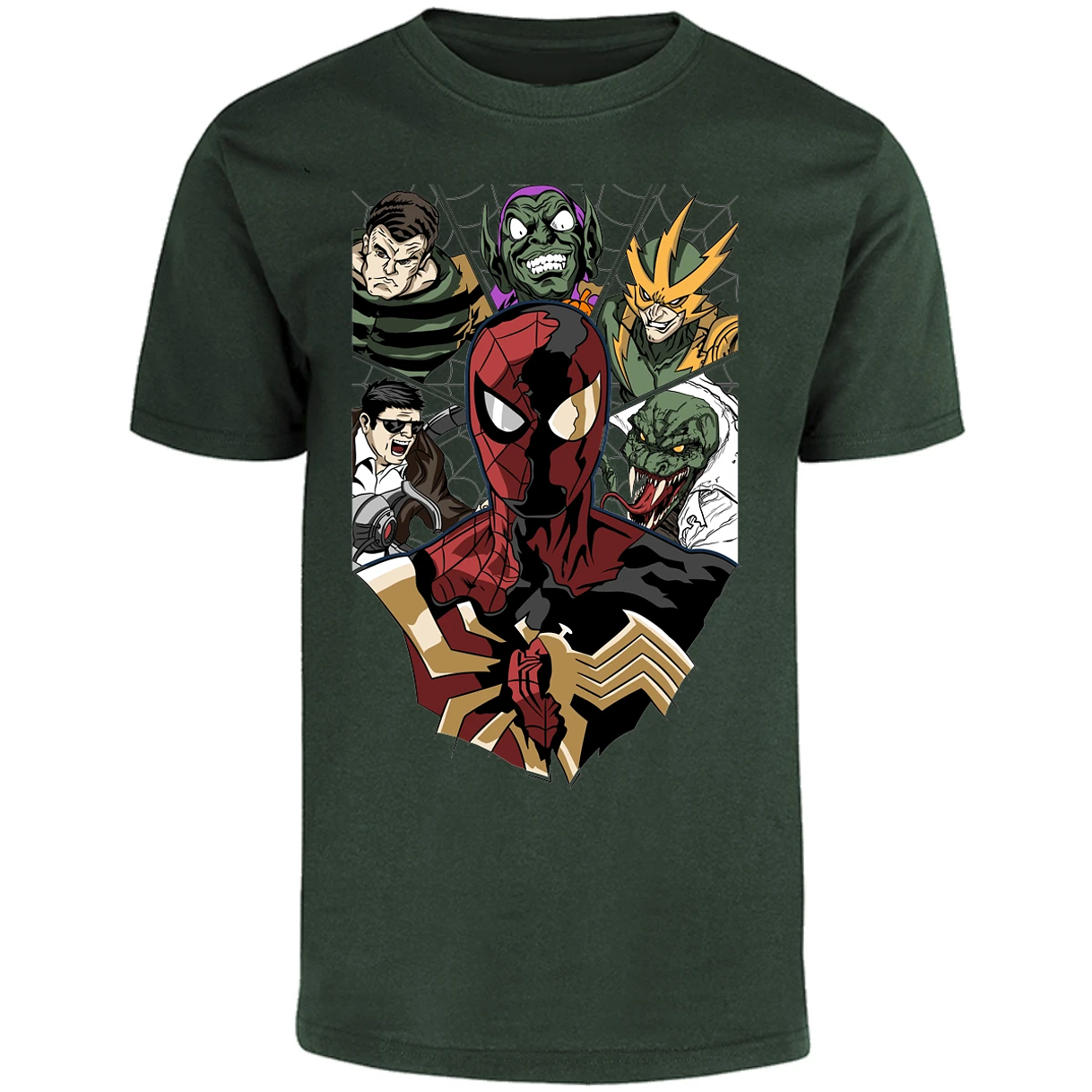 Playera Marvel Spiderman Vs Villanos para Adulto 29