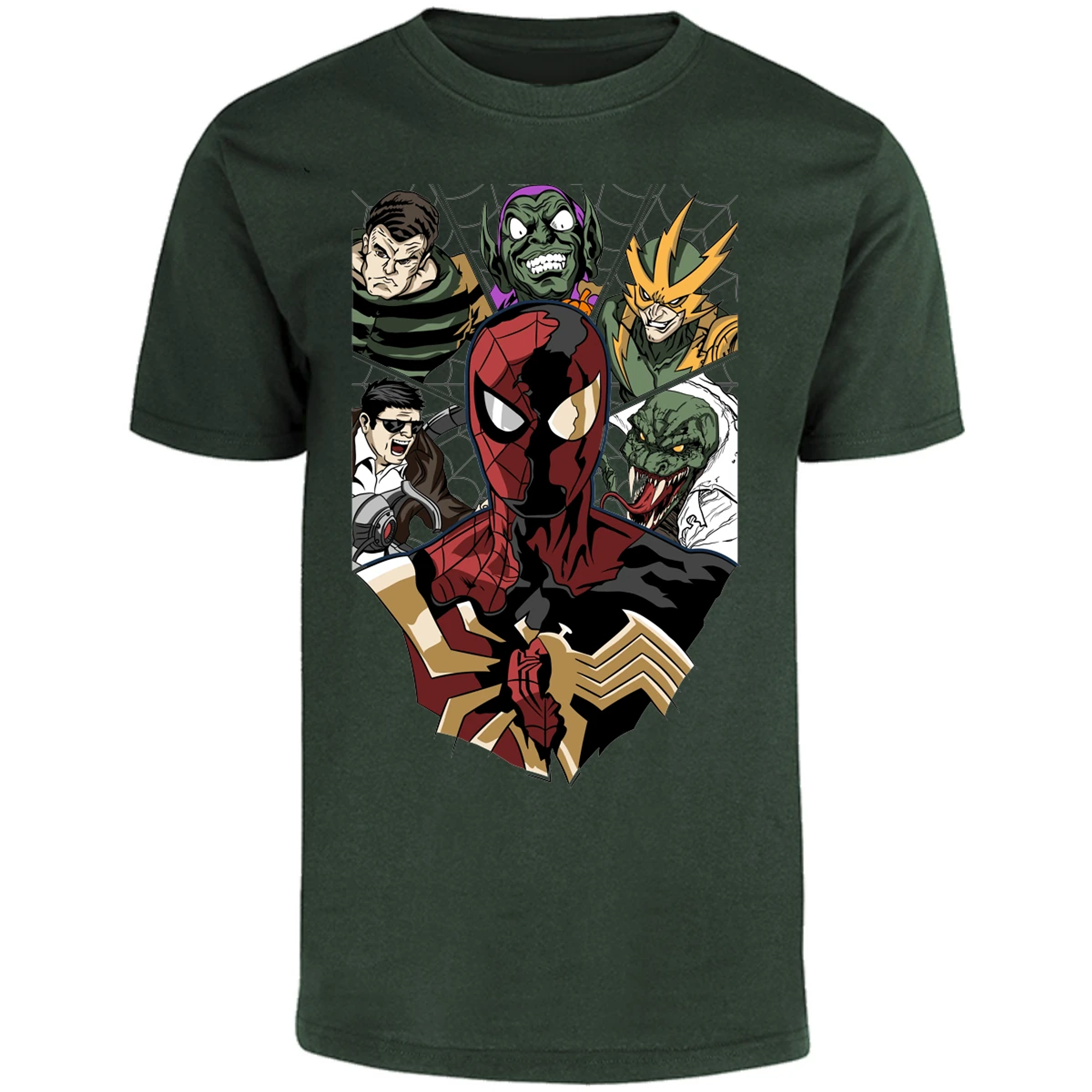 Playera Marvel Spiderman Vs Villanos para Adulto 29