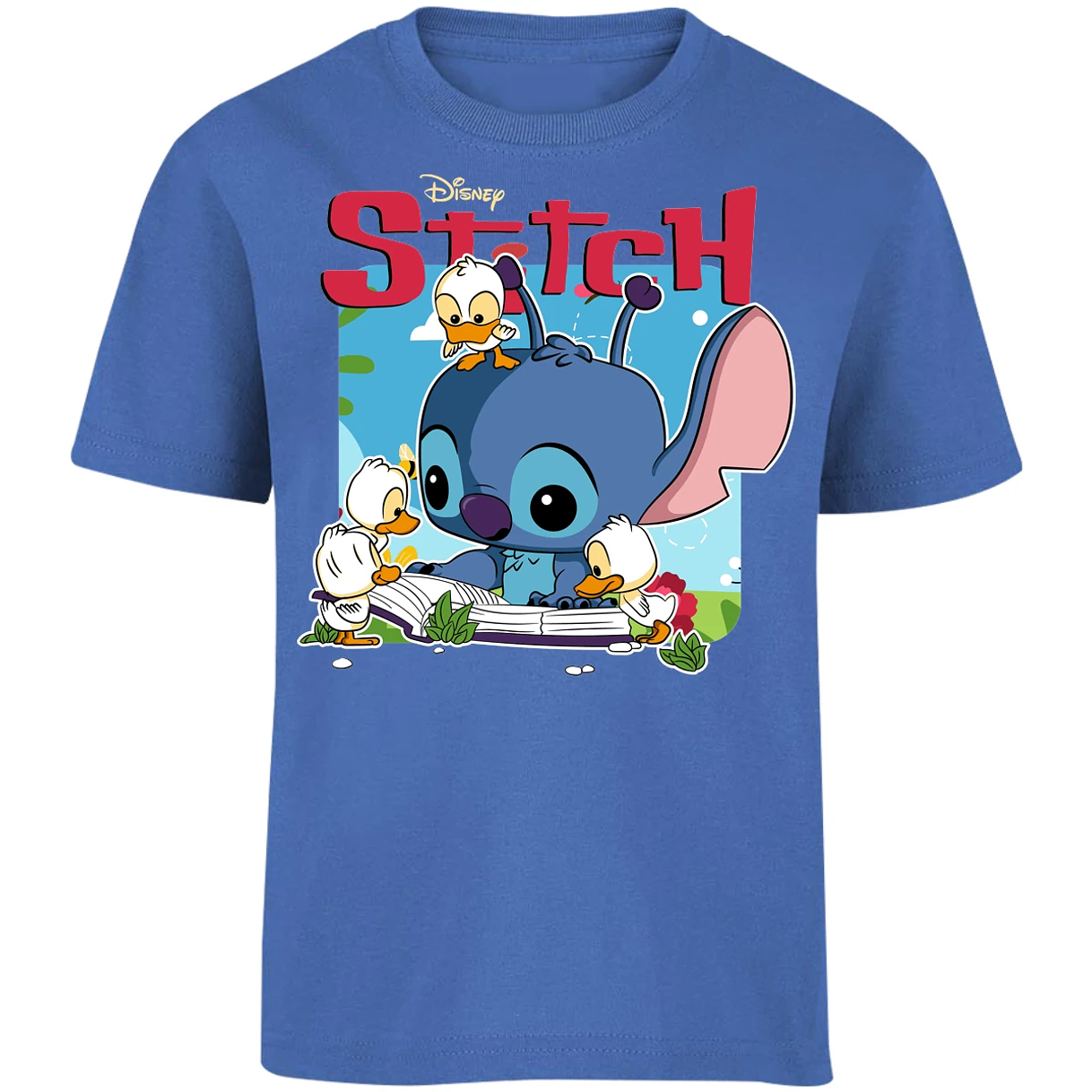 Playera Lilo Y Stitch Stitch Patitos Funko para Niño 4