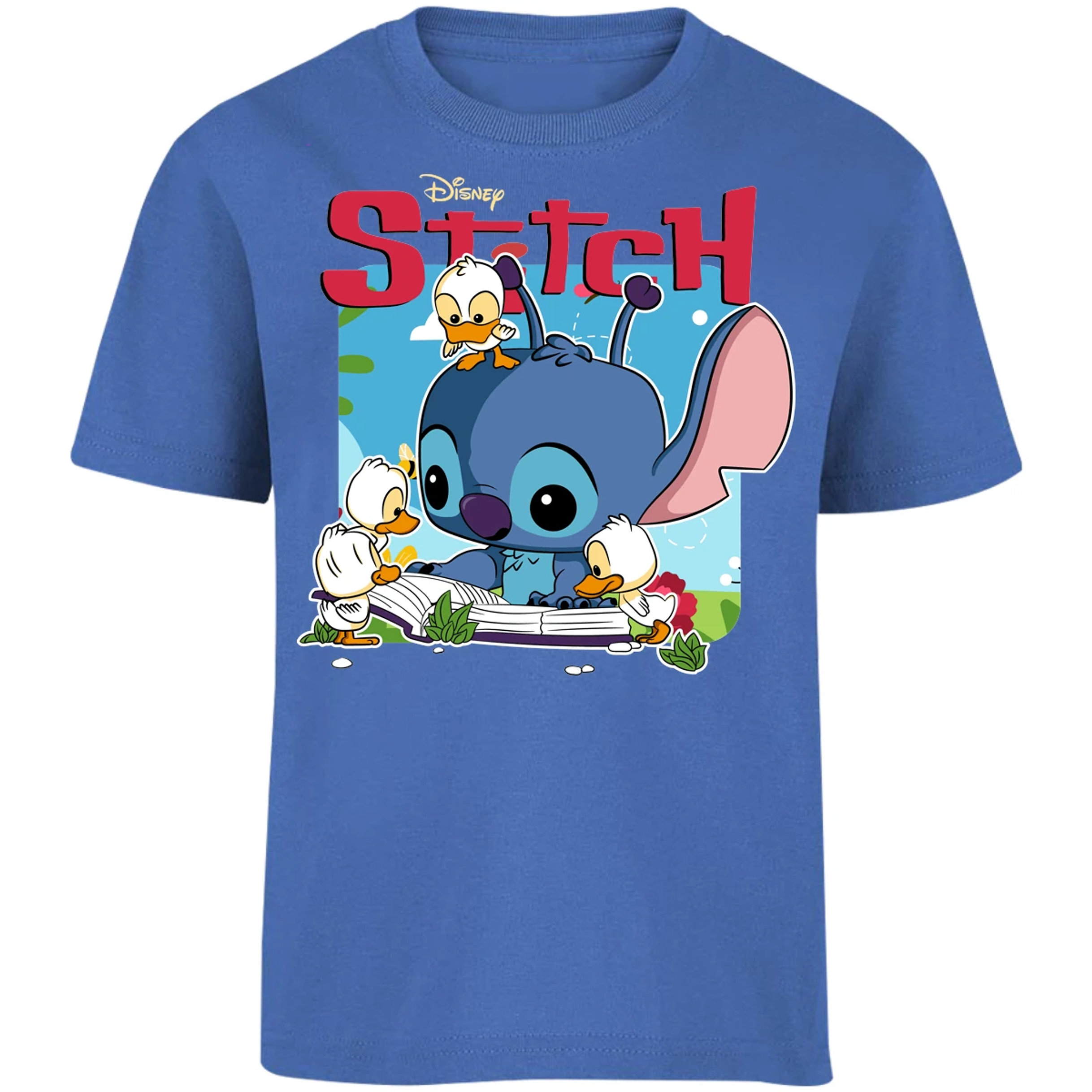 Playera Lilo Y Stitch Stitch Patitos Funko para Niño 4