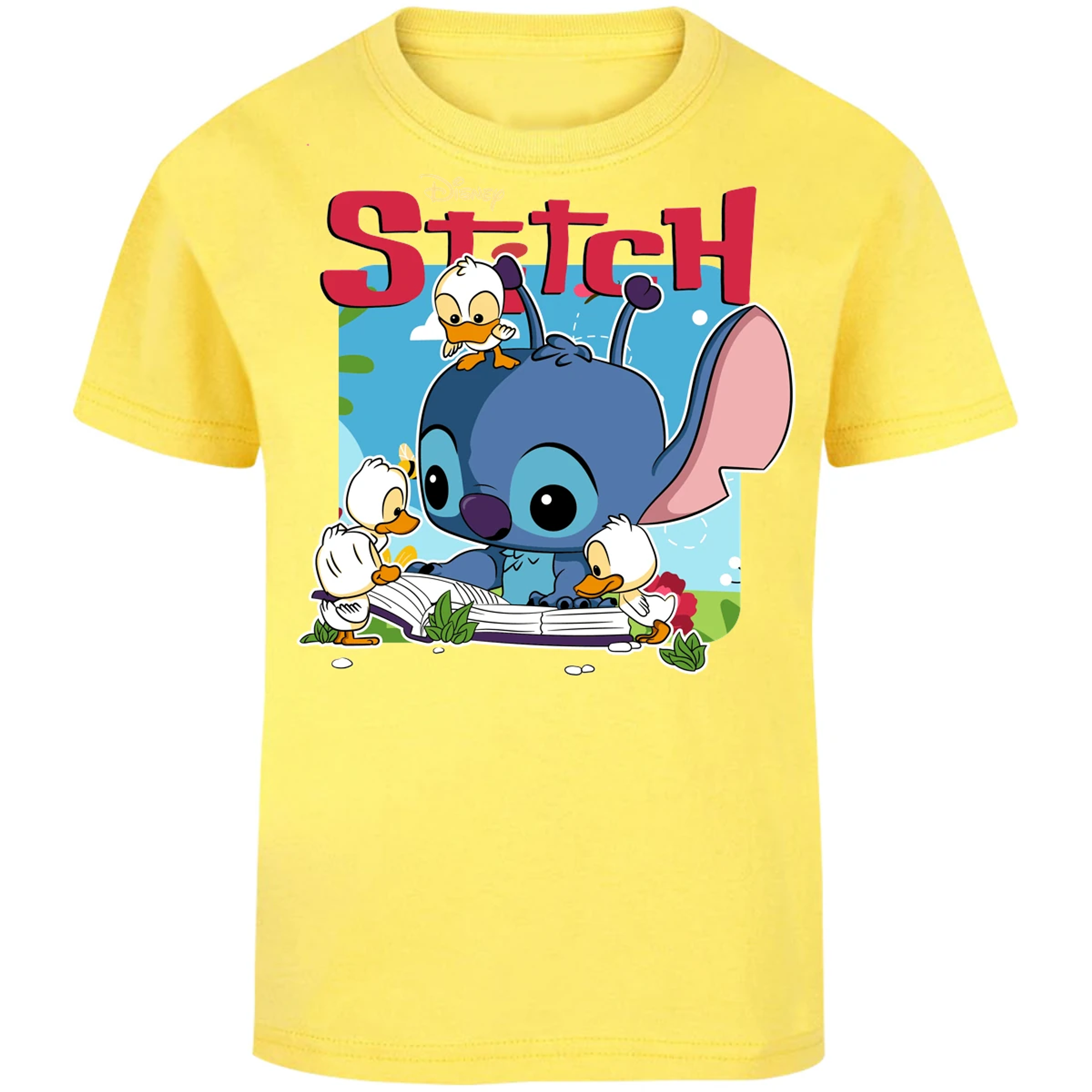 Playera Lilo Y Stitch Stitch Patitos Funko para Niño 6
