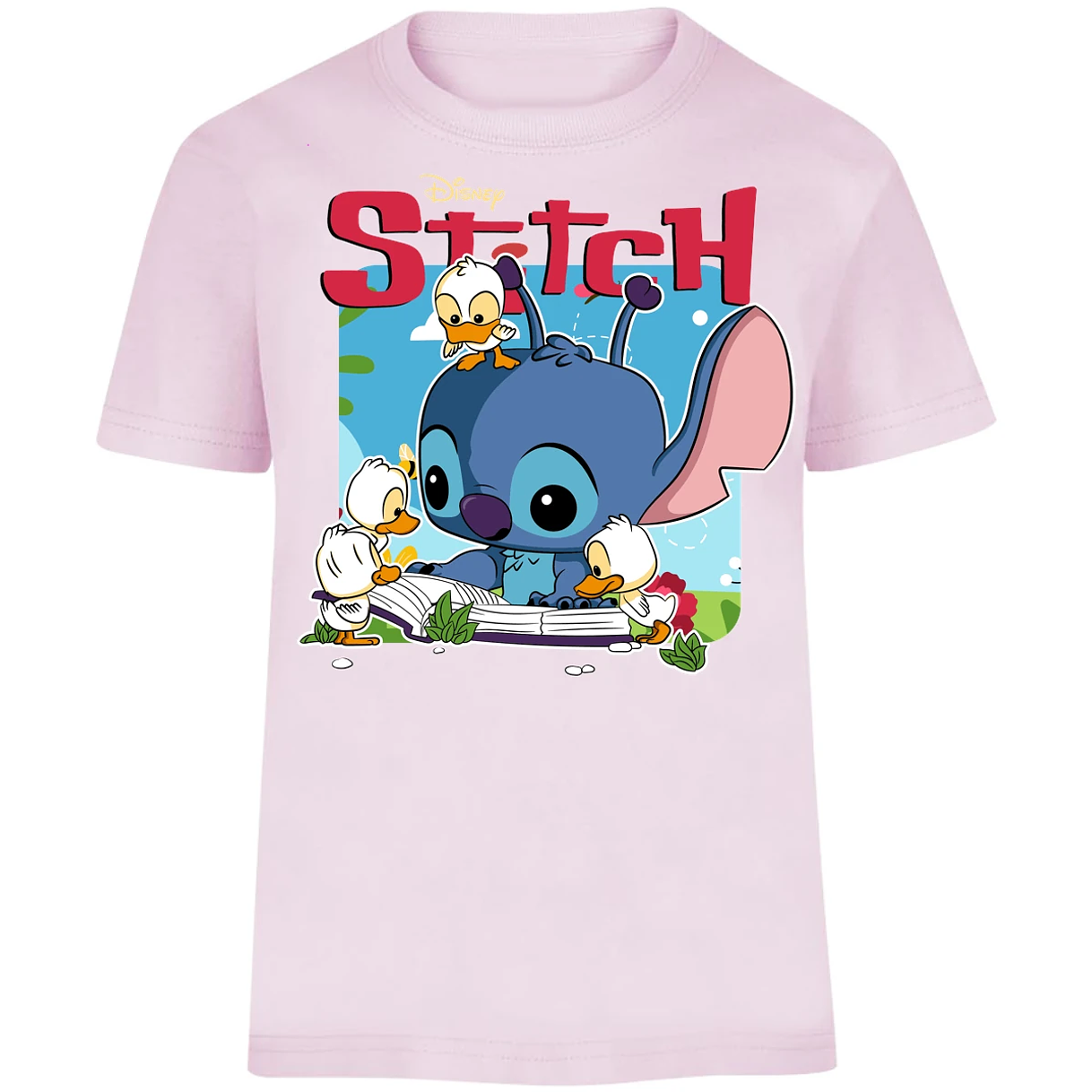 Playera Lilo Y Stitch Stitch Patitos Funko para Niño 16