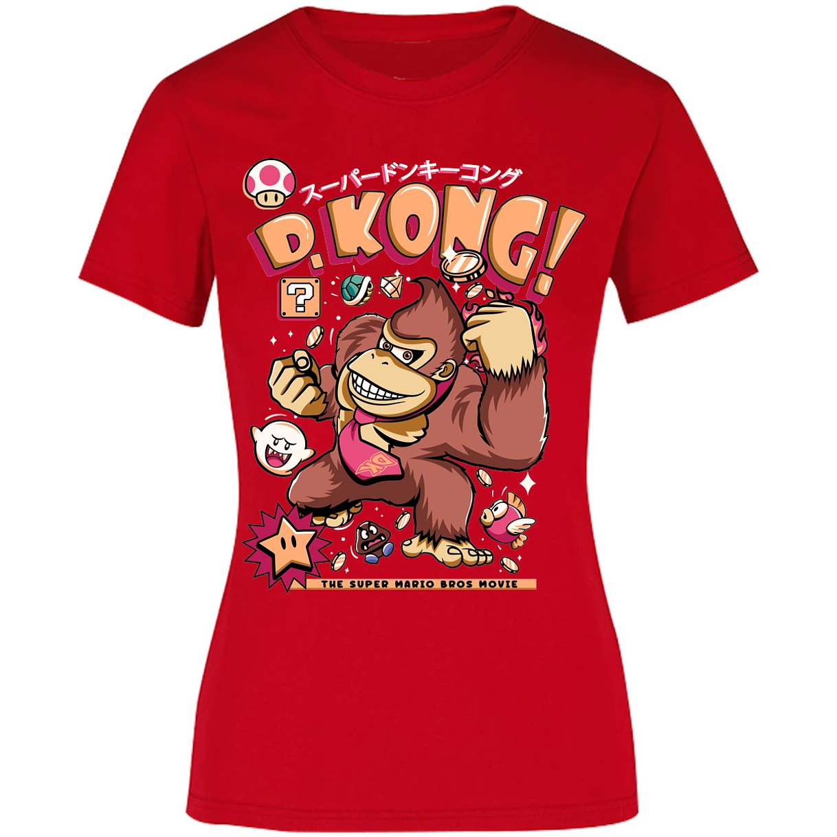 Blusa Mario Bros Donkey Kong Tee Blusa para Mujer 1