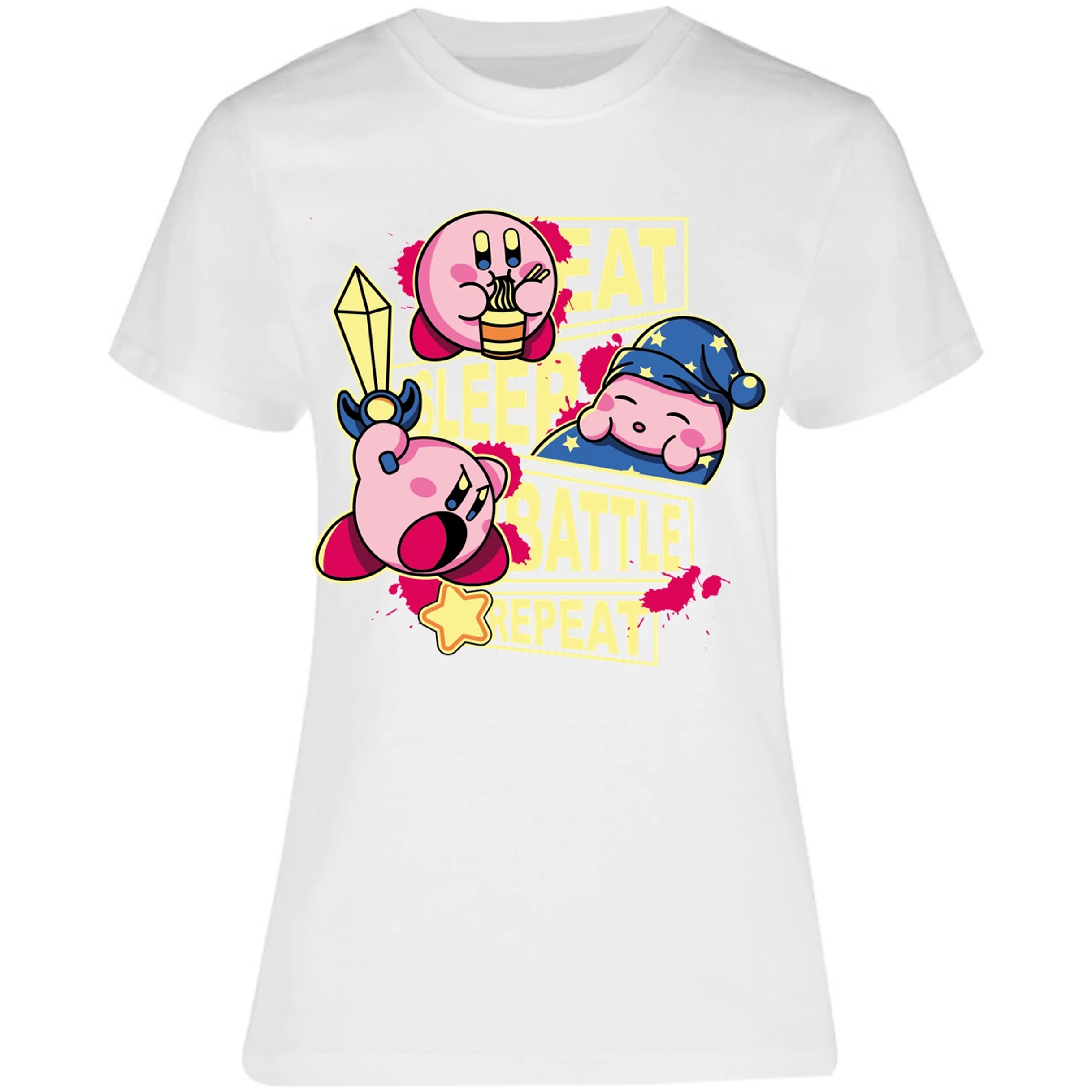 Blusa Mario Bros Kirby Blusa para Mujer 7